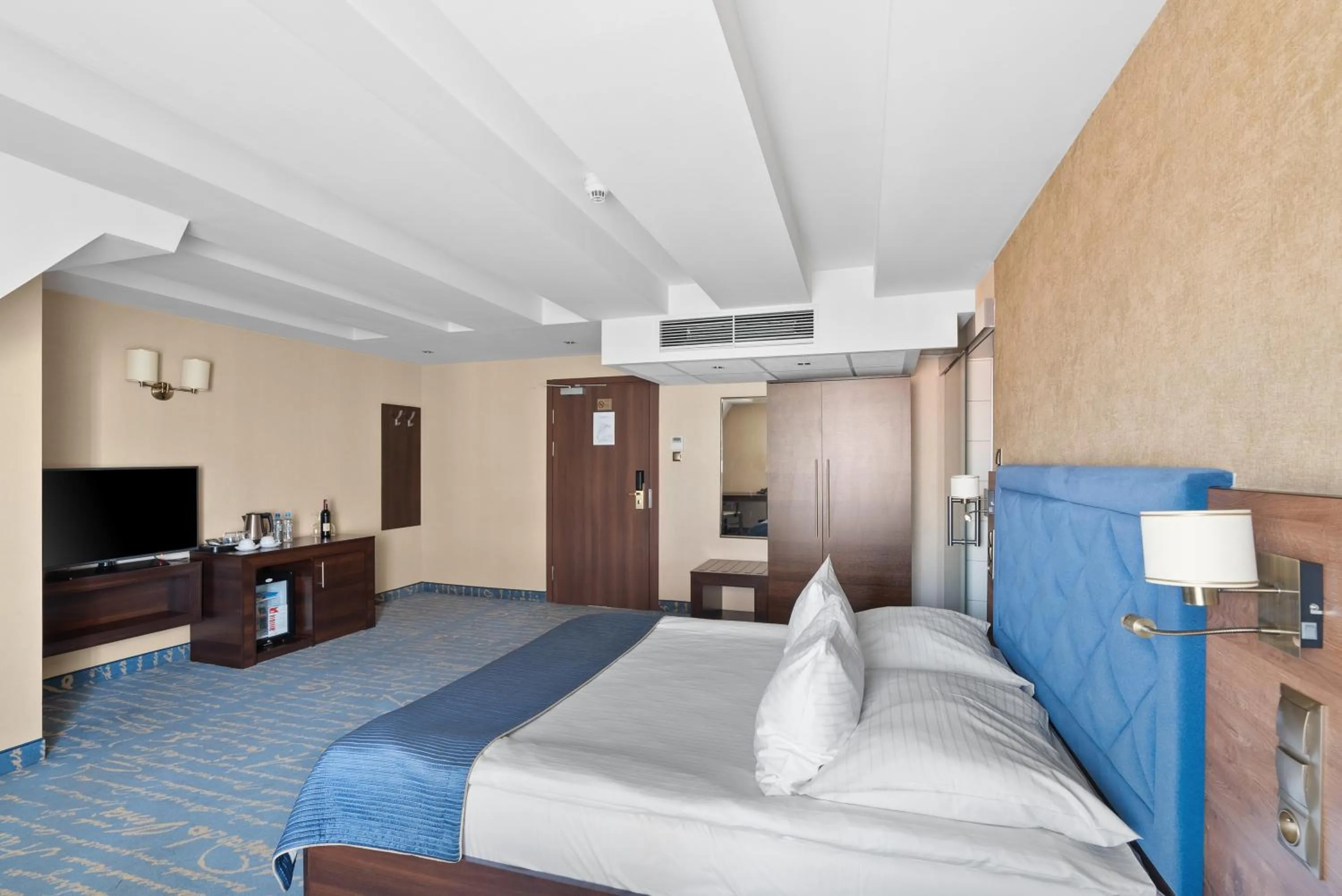 Bed in Hotel Diament Plaza Gliwice