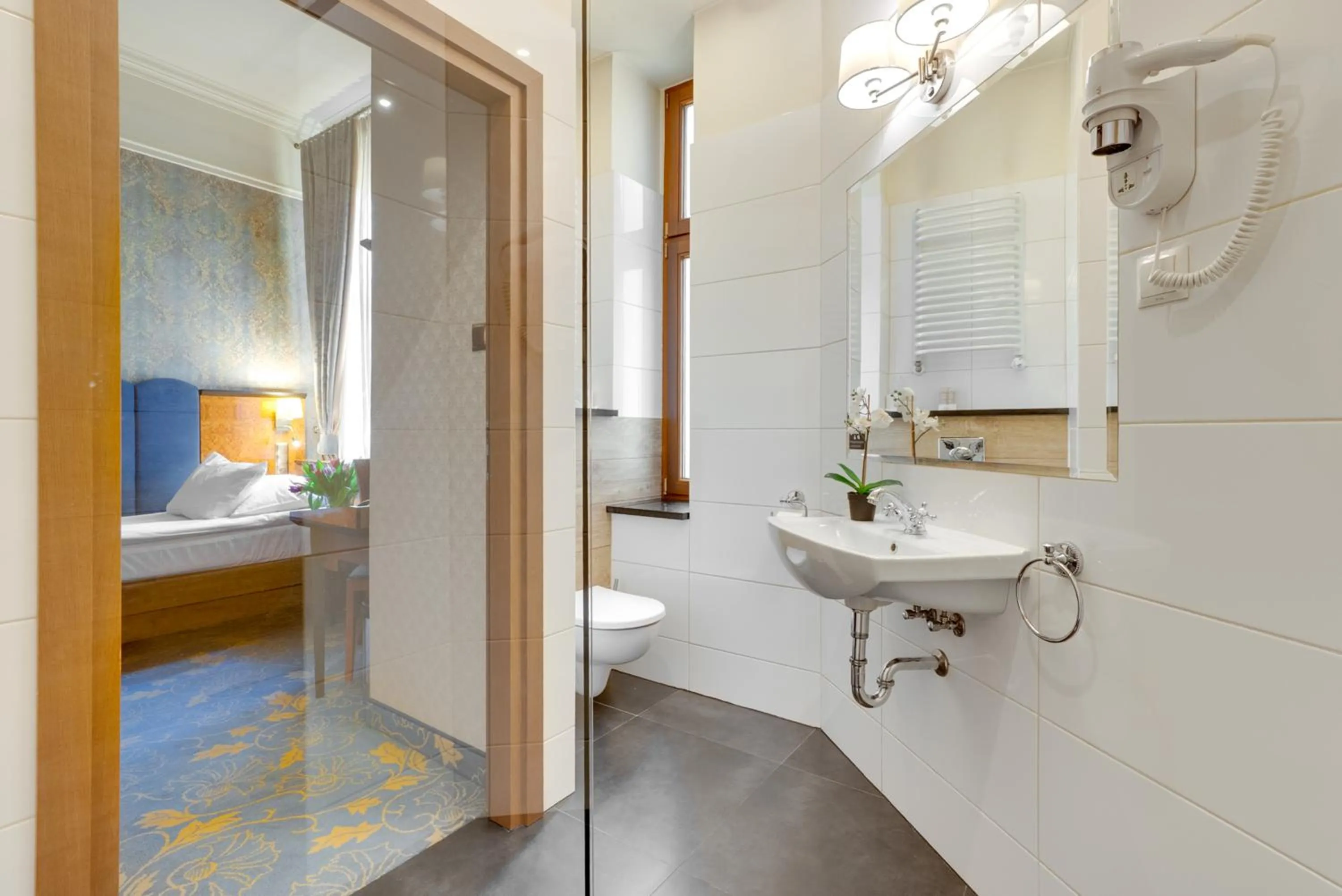 Bathroom in Hotel Diament Plaza Gliwice