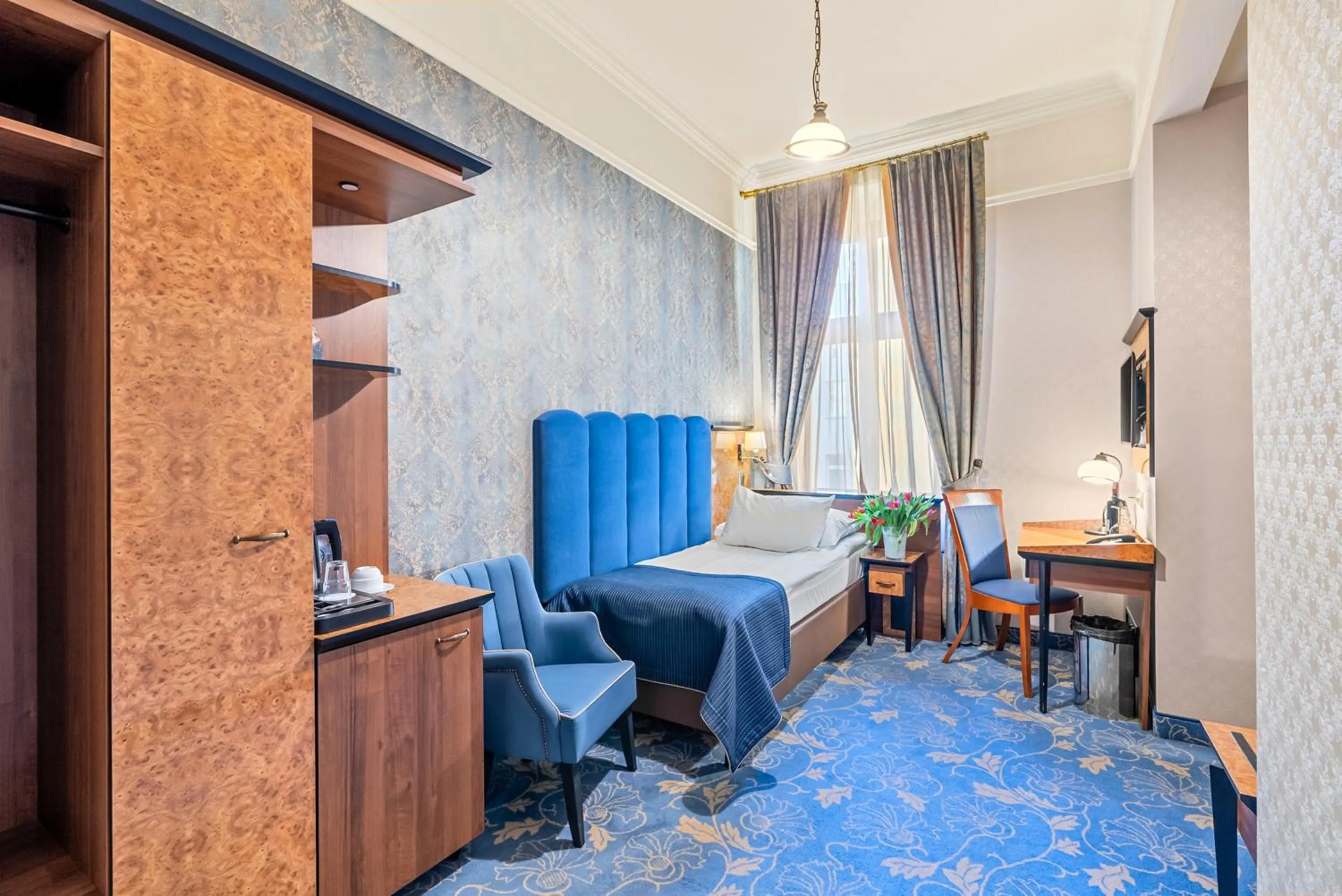 Bed in Hotel Diament Plaza Gliwice