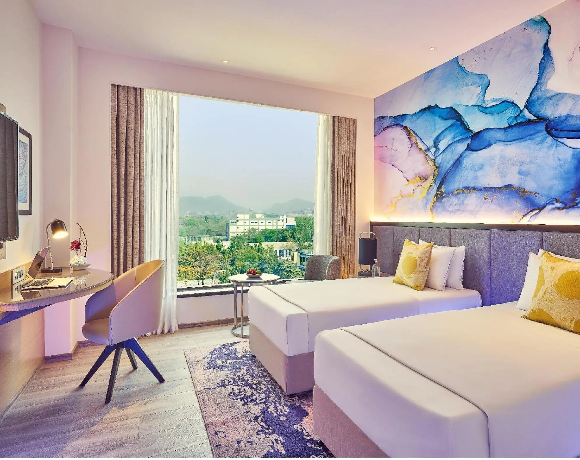 Bedroom, Bed in Vivanta Navi Mumbai Turbhe