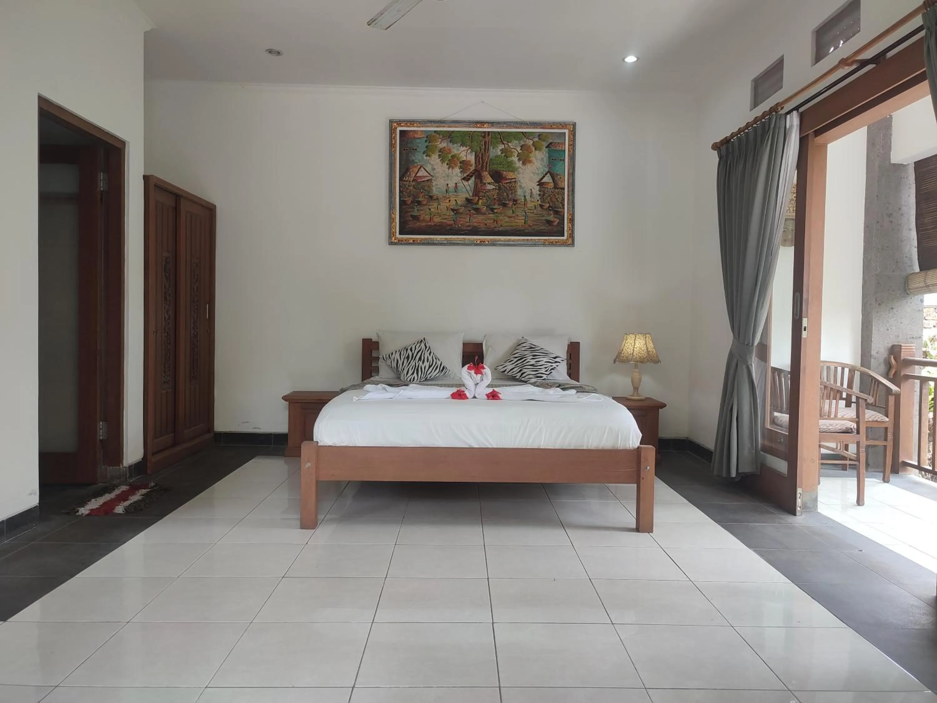 Bed in Nyoman Homestay Ubud