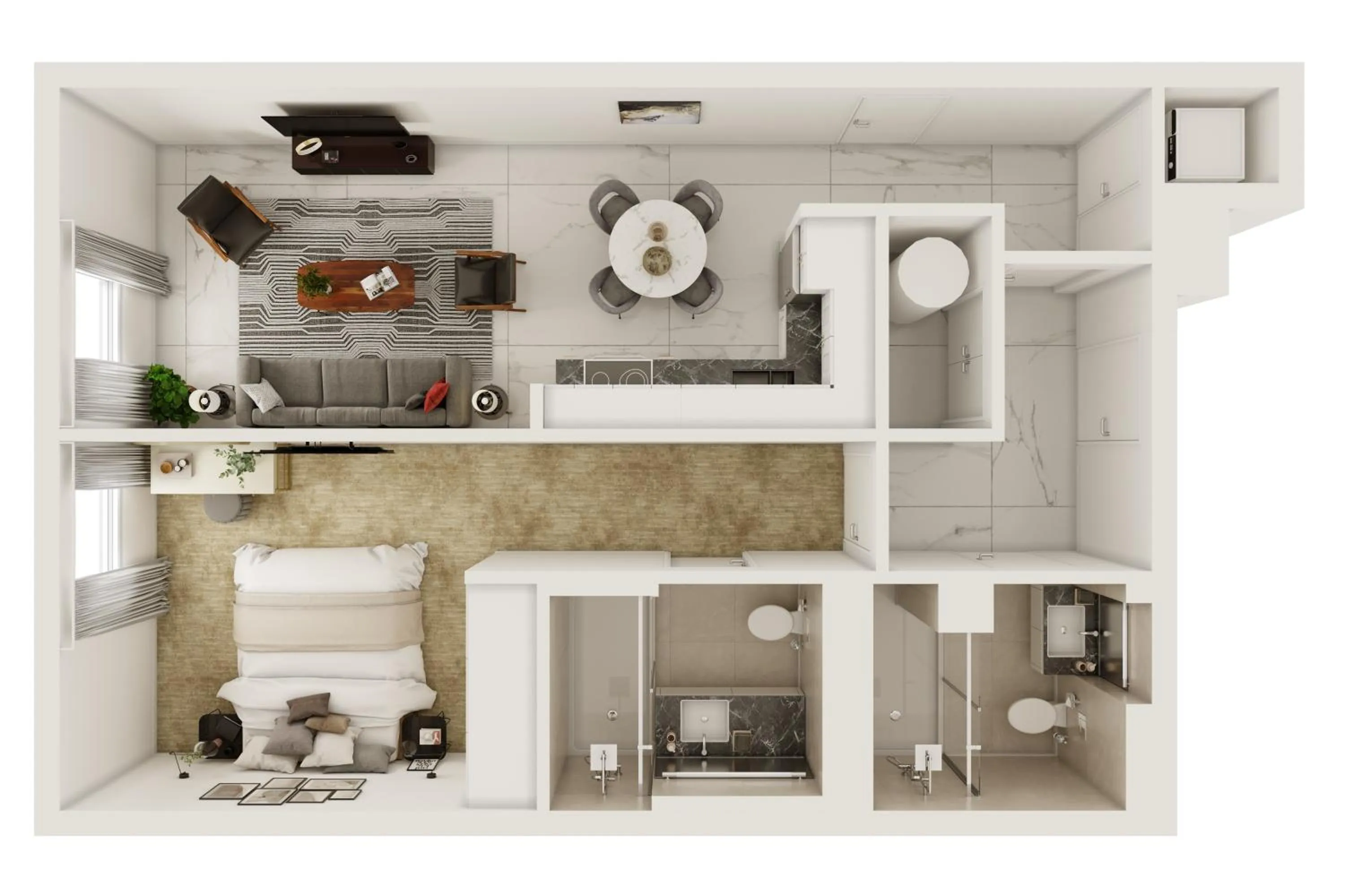 Floor plan in Sanctum Regent's Park