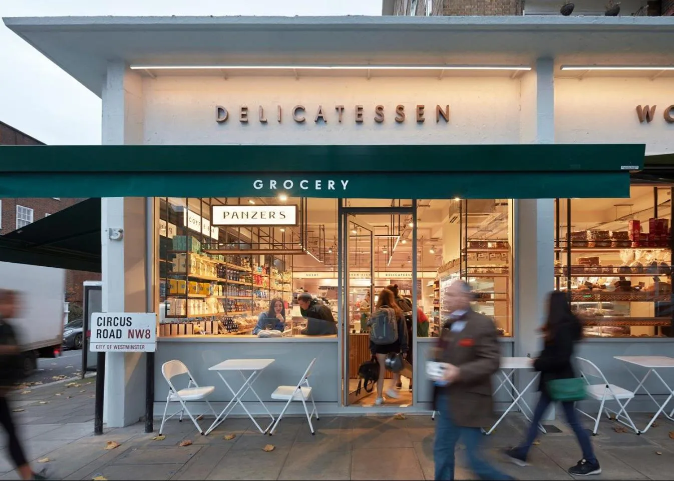 Restaurant/places to eat in Sanctum Regent's Park