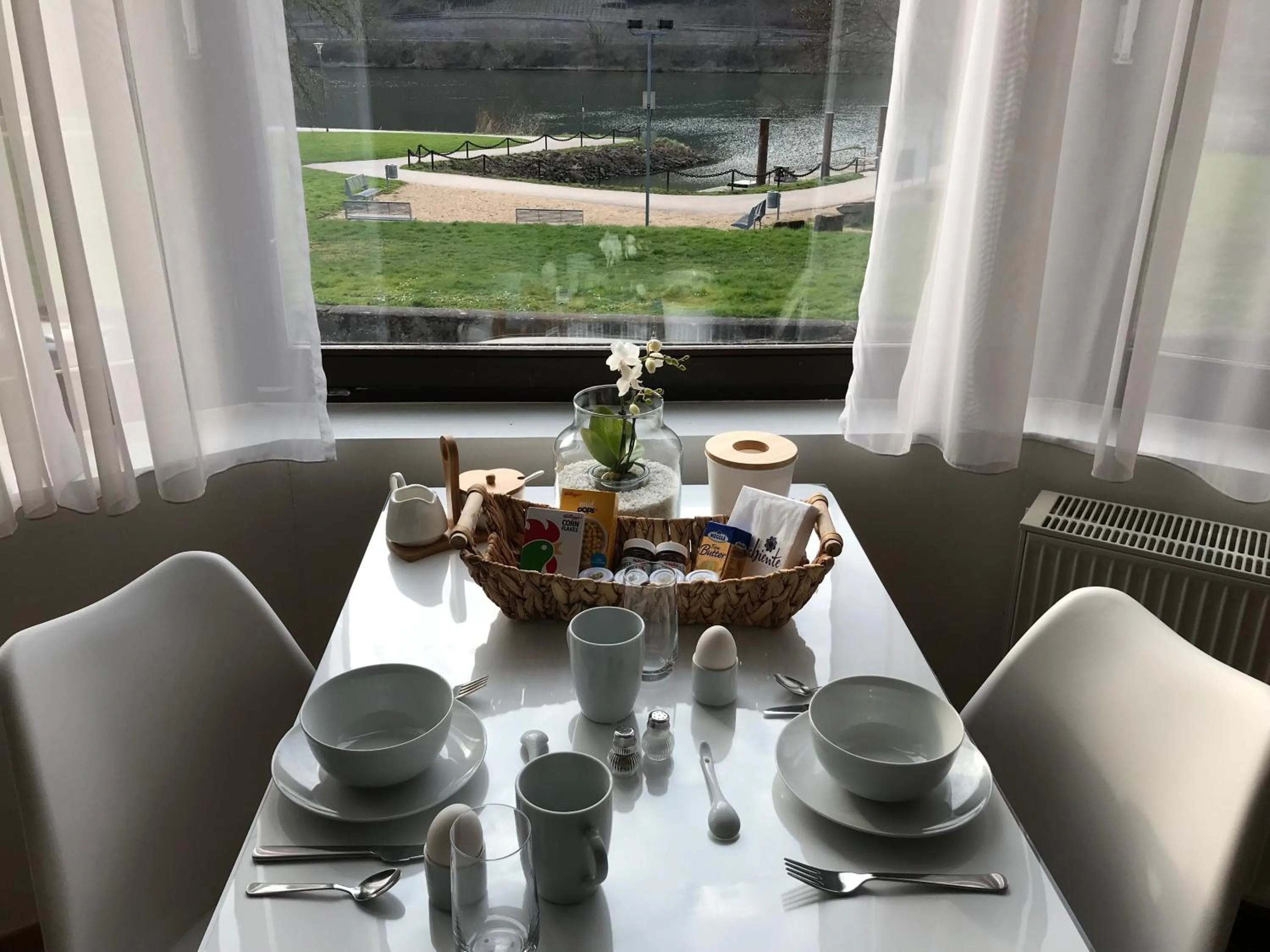 Breakfast in Gästezimmer Klein und Fein für nach dem Wein