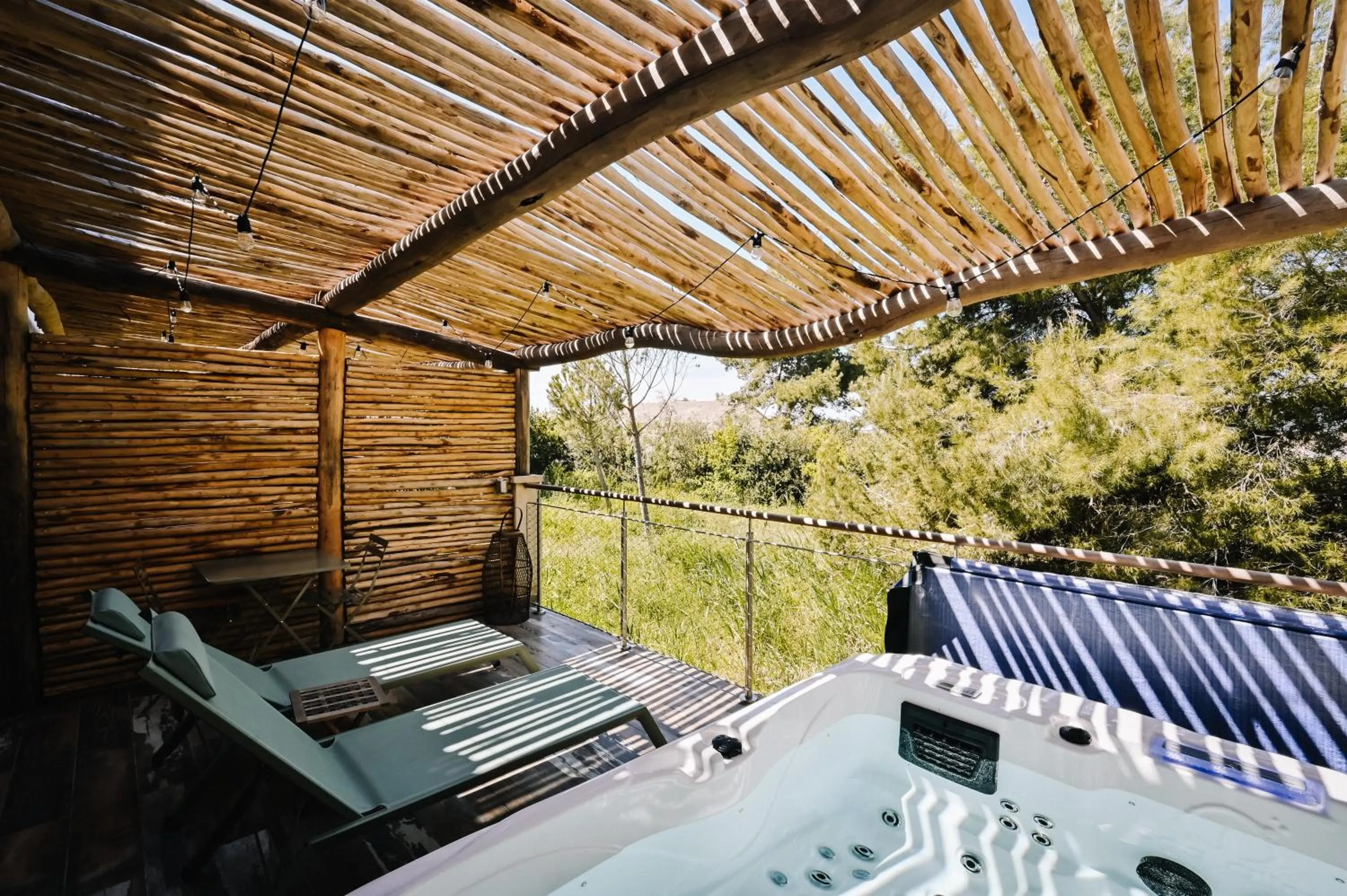Patio in Le Hameau Des Pesquiers Ecolodge & Spa, Curio Collection By Hilton