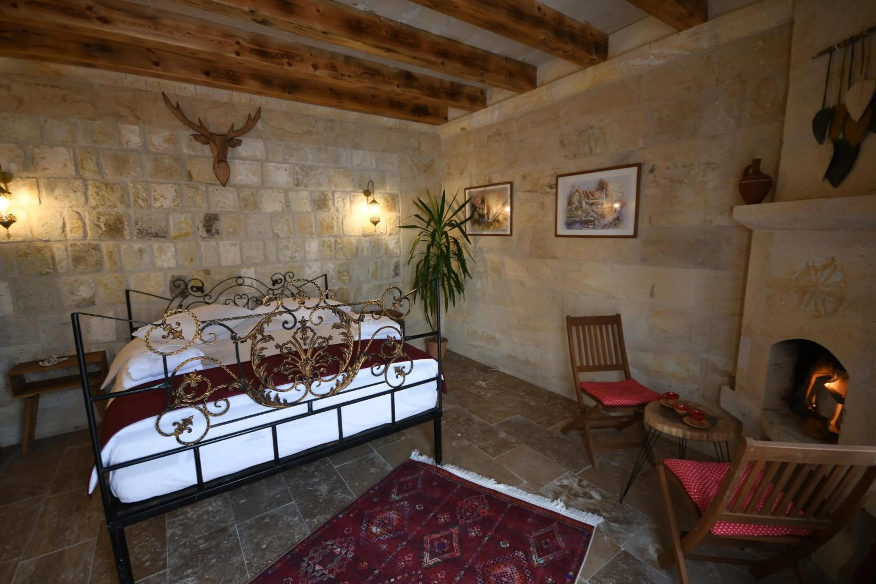 Bed in Lavinia Cappadocia Cave