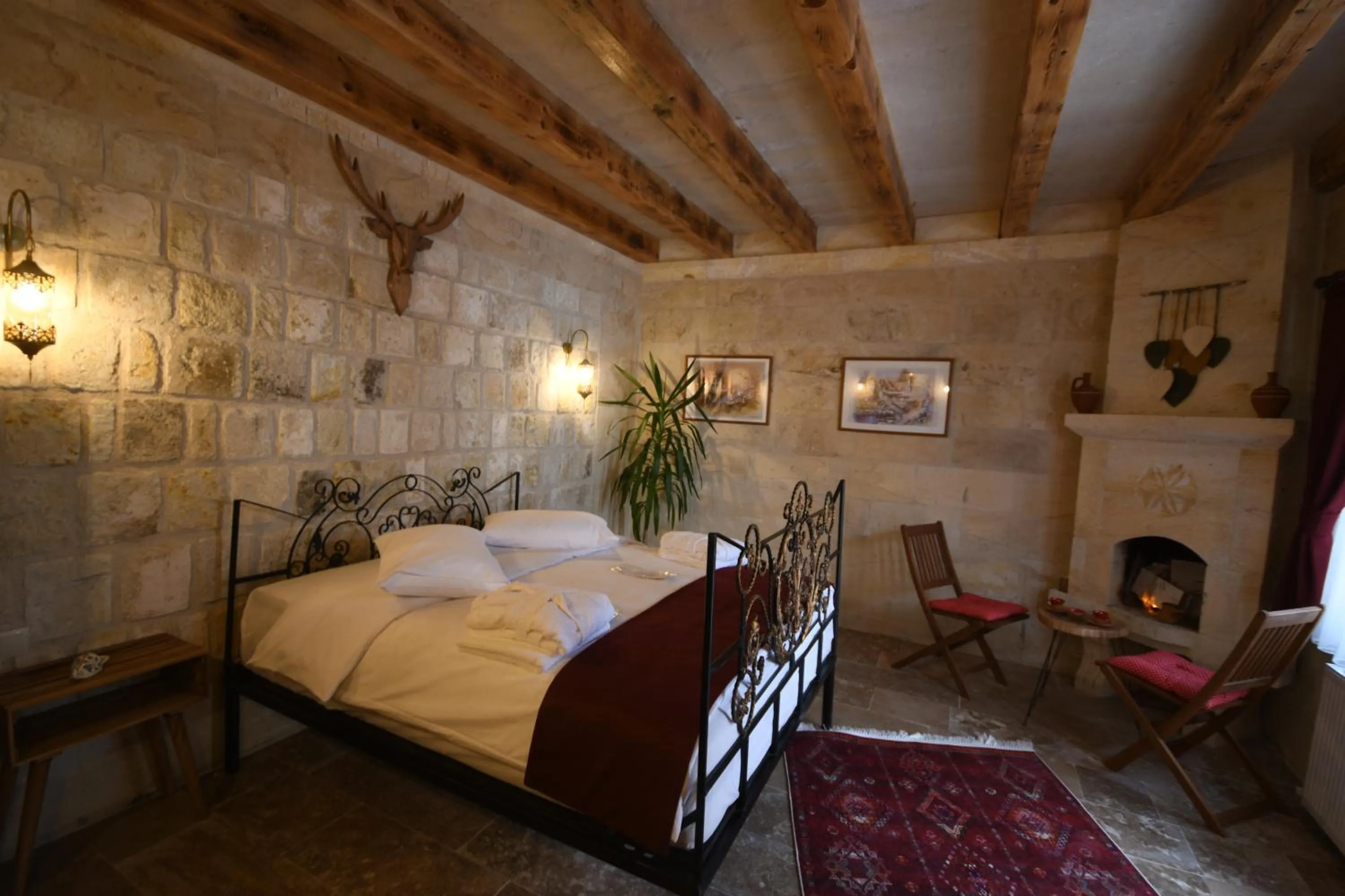 Bed in Lavinia Cappadocia Cave