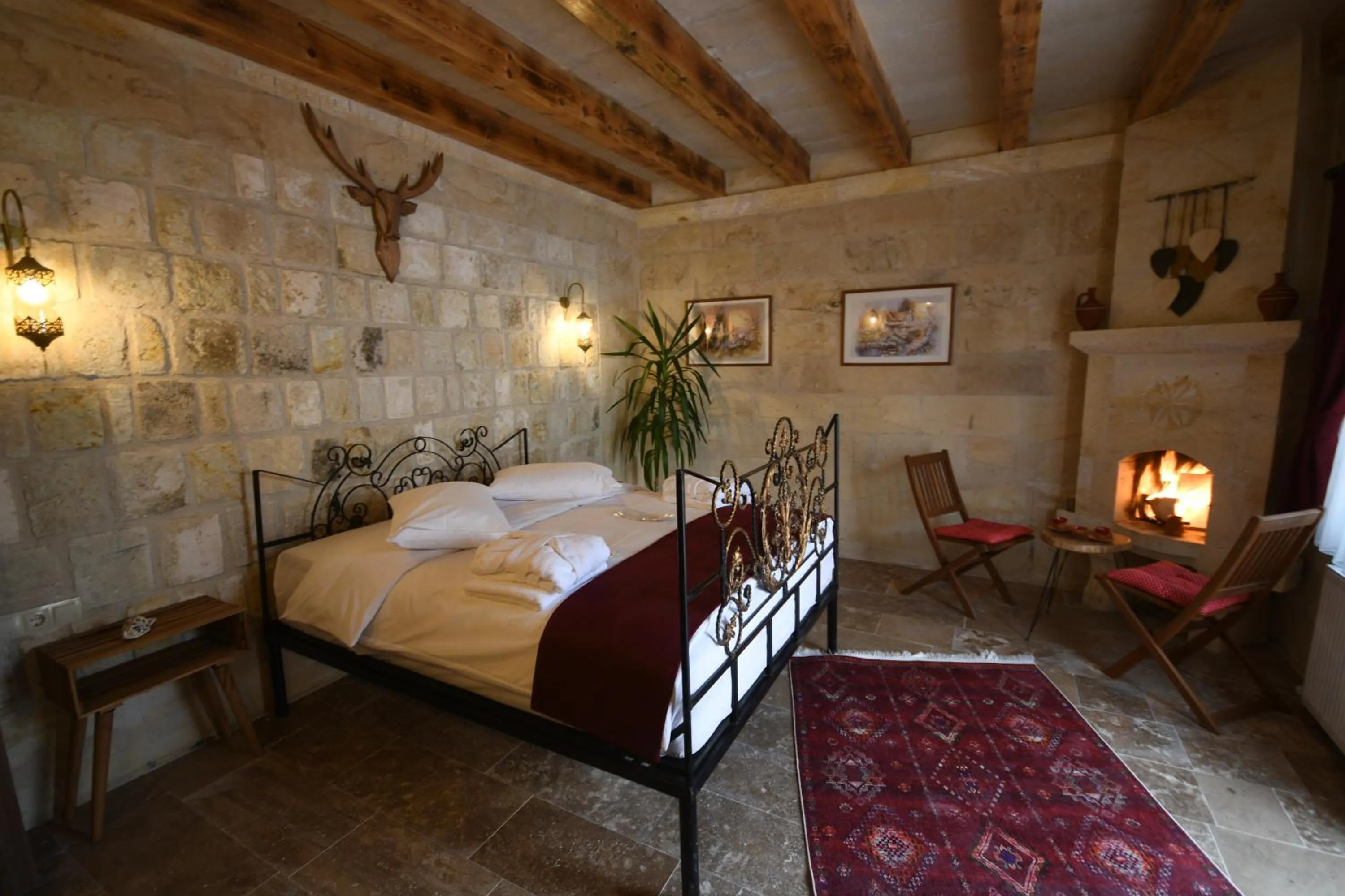 Bed in Lavinia Cappadocia Cave