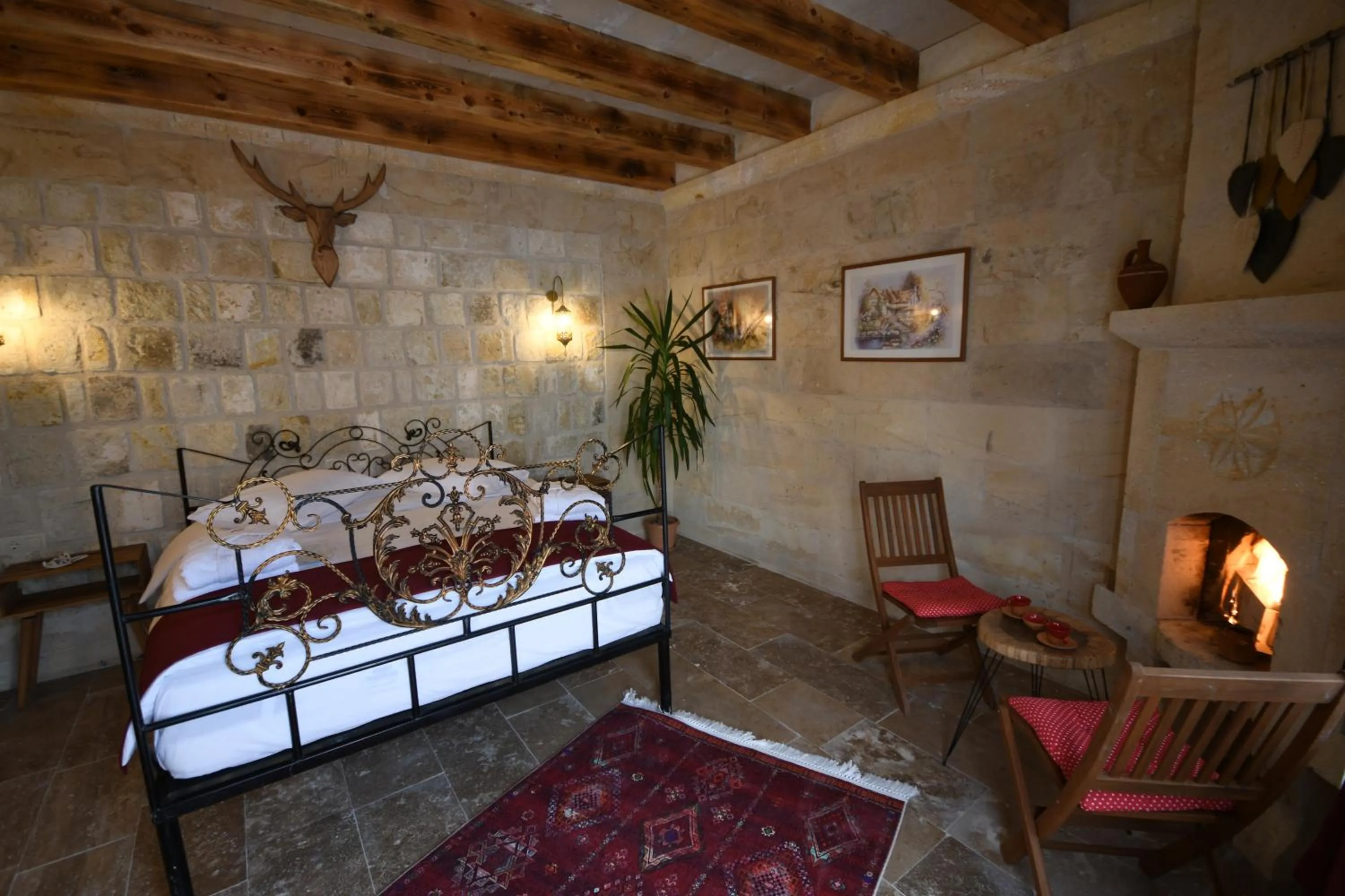 Bed in Lavinia Cappadocia Cave