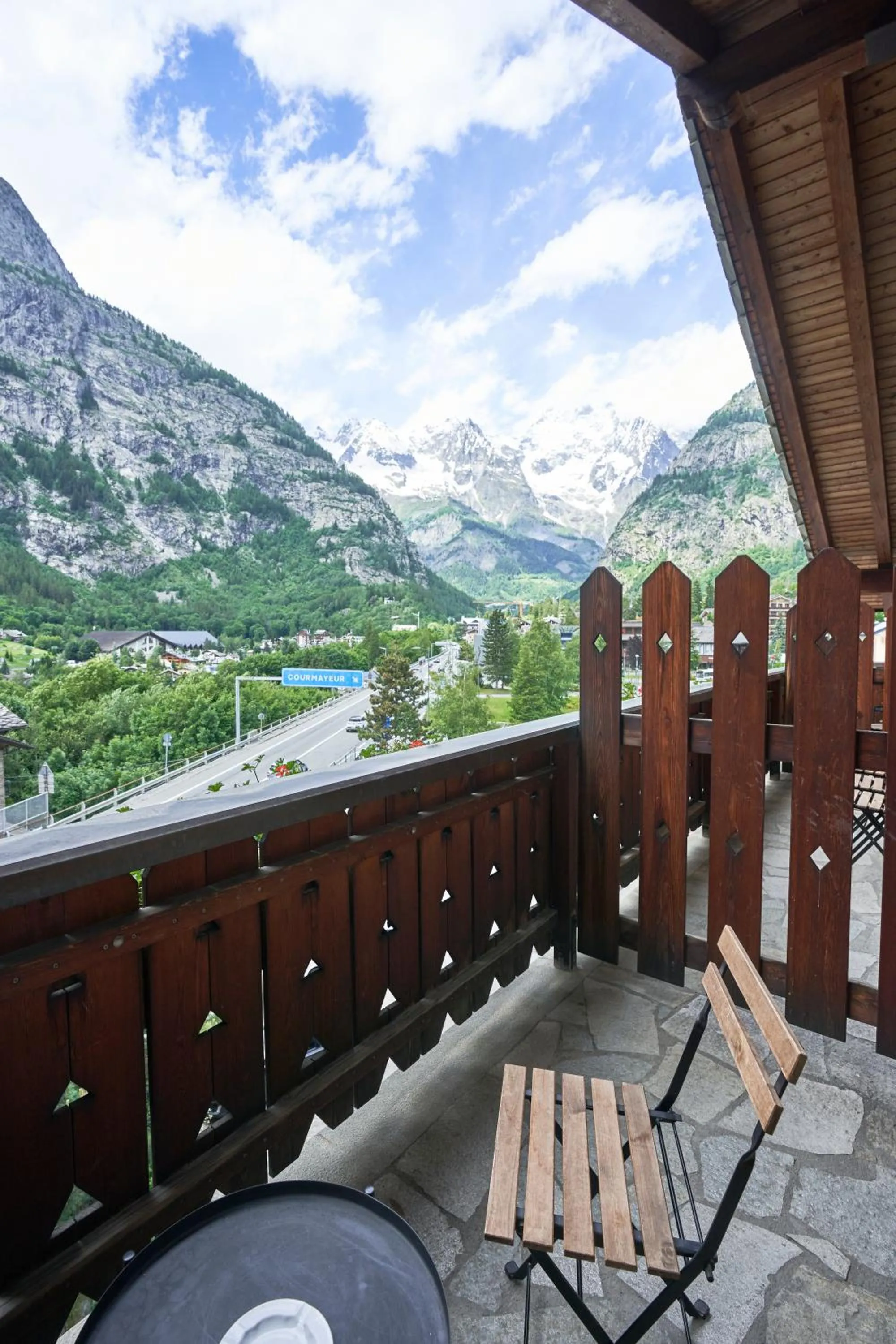 Balcony/Terrace in Hotel Walser Courmayeur