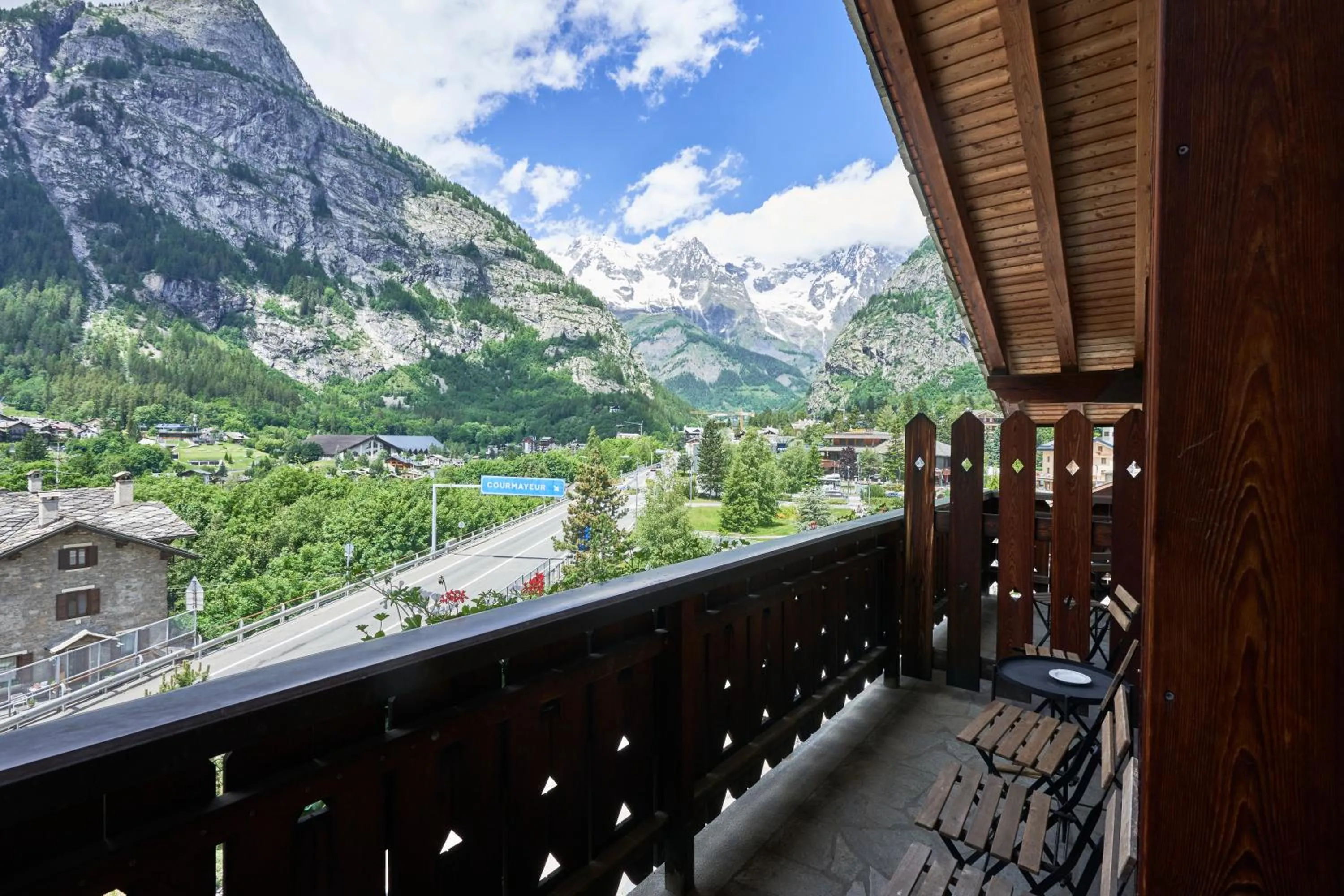 View (from property/room) in Hotel Walser Courmayeur
