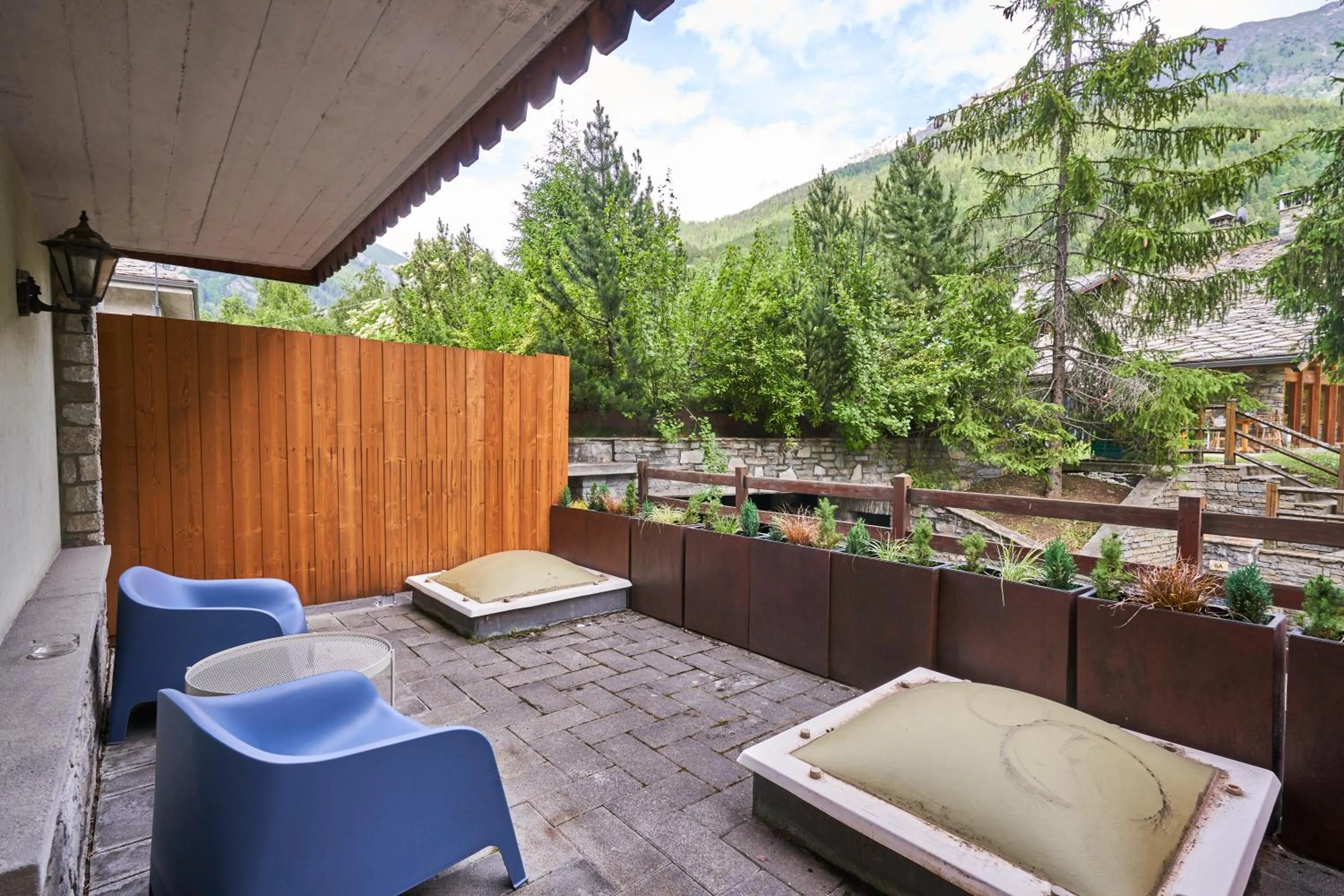 Balcony/Terrace in Hotel Walser Courmayeur