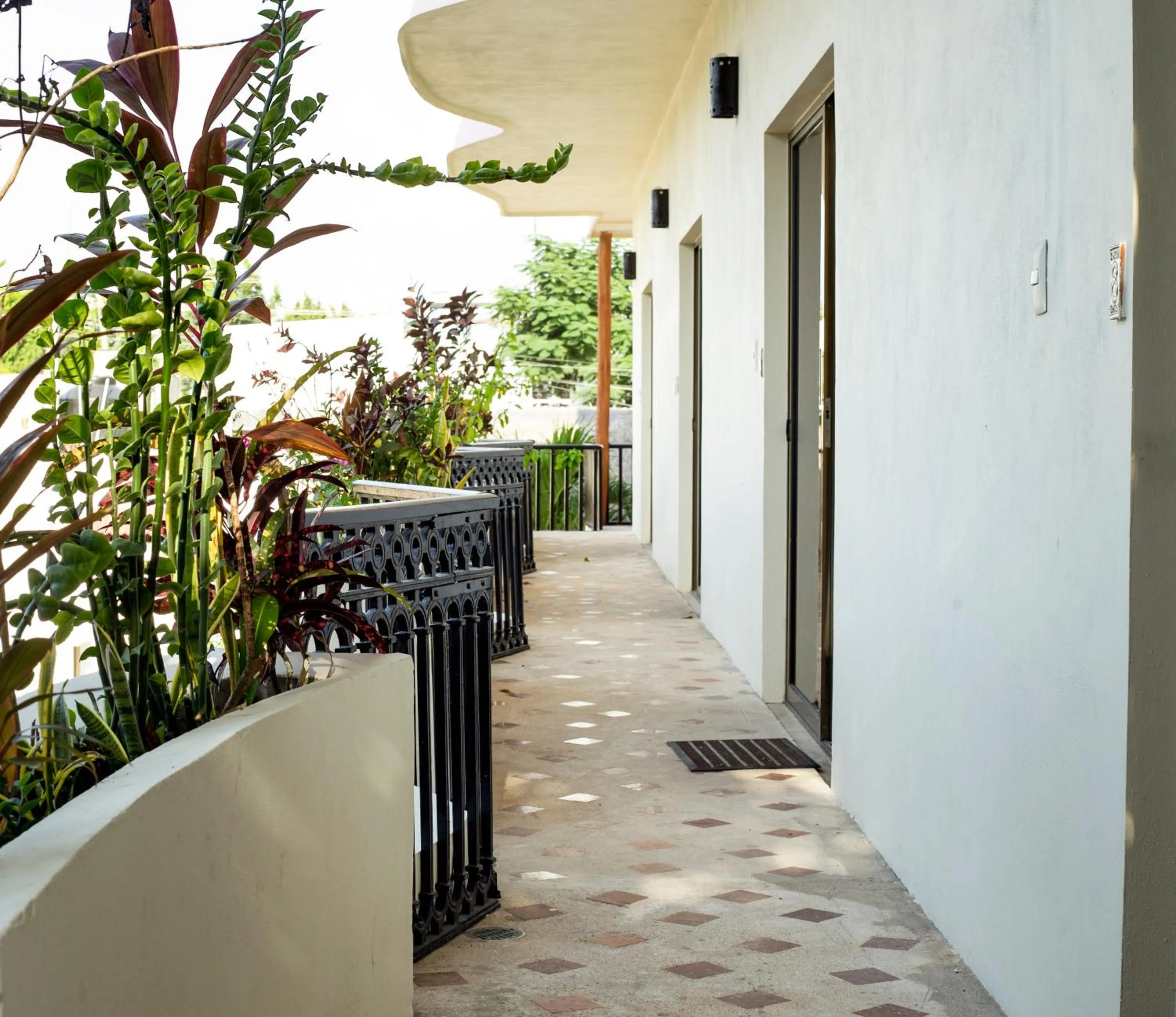 Balcony/Terrace in hotel stella maris tulum