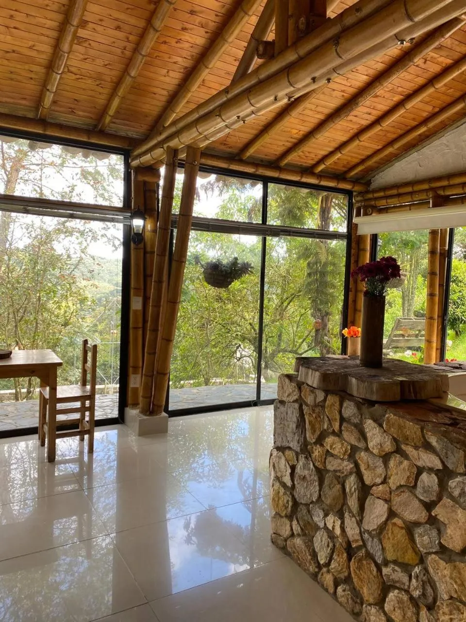 Garden view in ORU CAMPESTRE