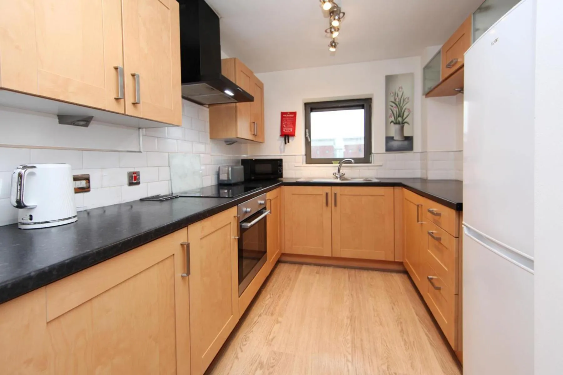 Kitchen or kitchenette in Albion Street Apartments