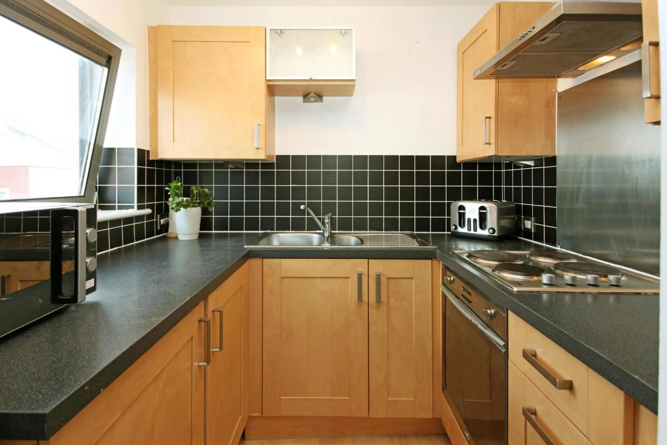kitchen in Albion Street Apartments