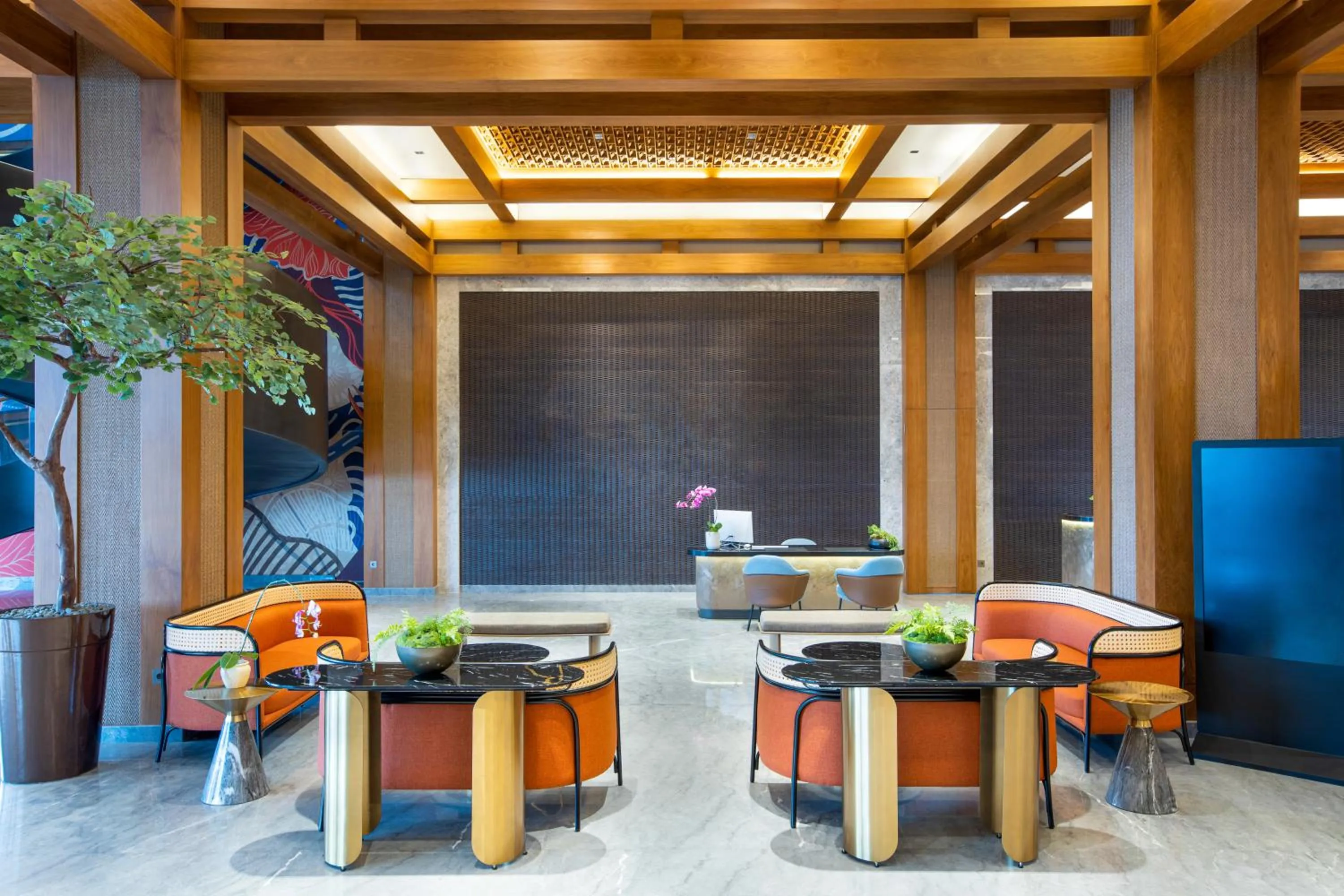 Lobby or reception in MORAZEN Yogyakarta