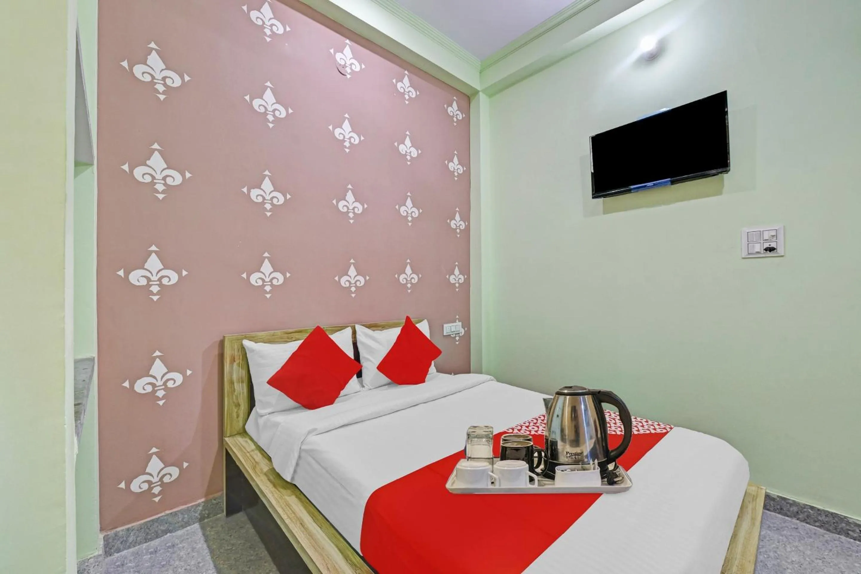 Bedroom in Hotel O Jmd Hotel