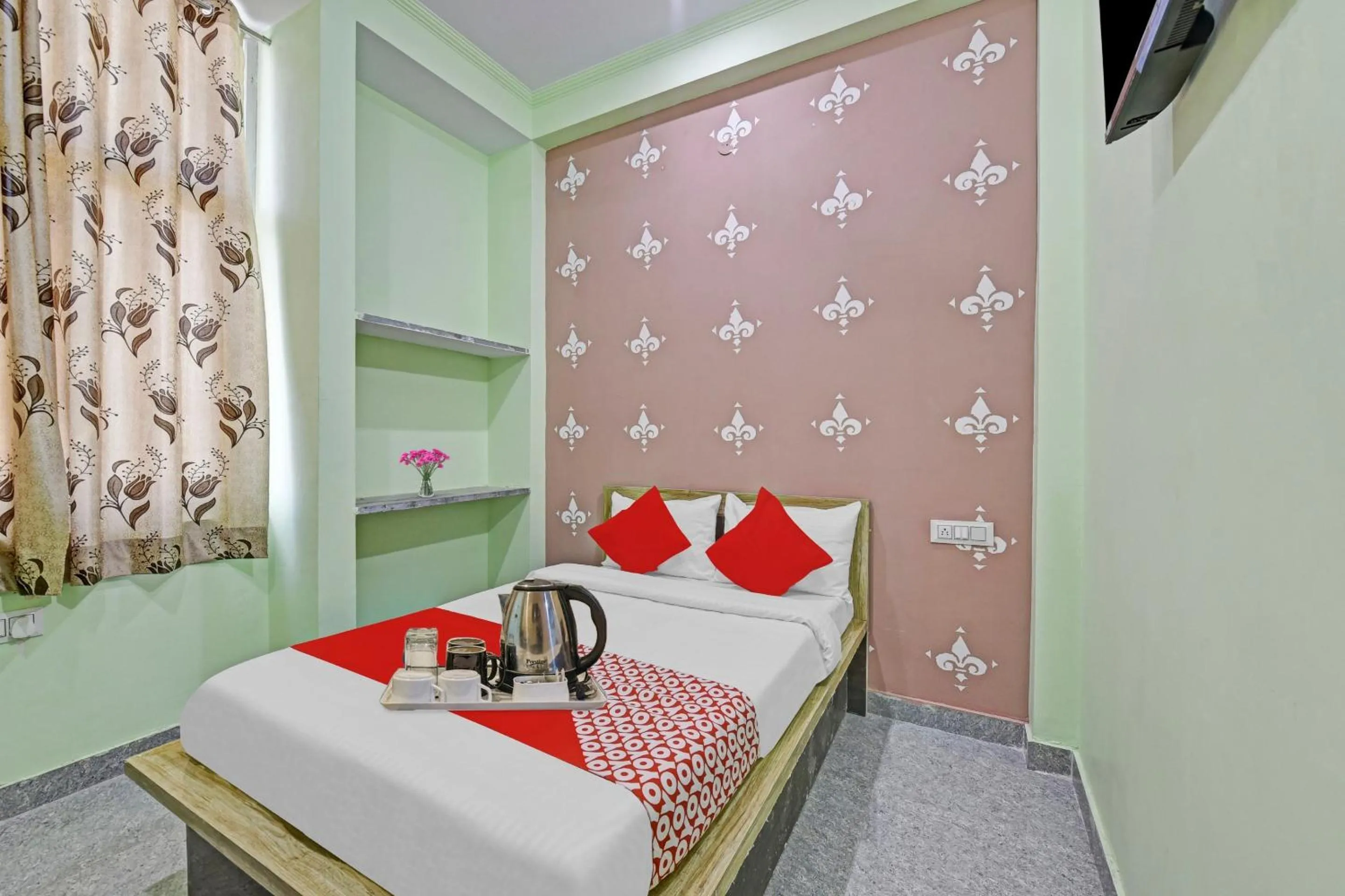 Bedroom in Hotel O Jmd Hotel