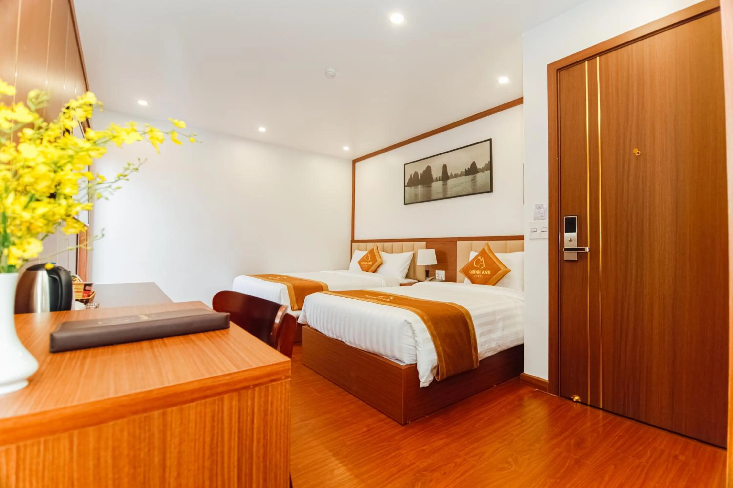 Bed in Quỳnh Anh Hotel Hạ Long