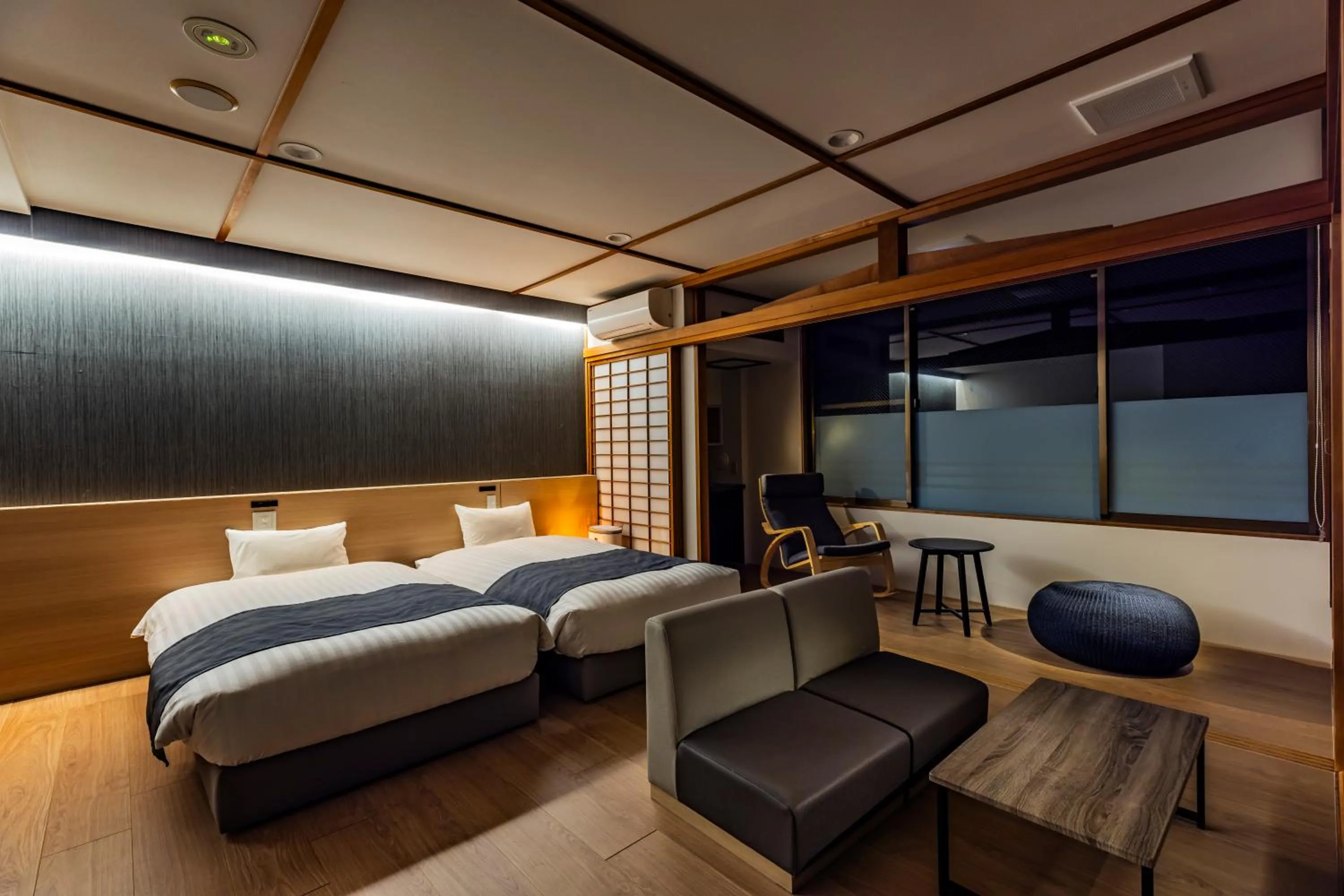 Photo of the whole room, Bed in AWA Nishi-Izu