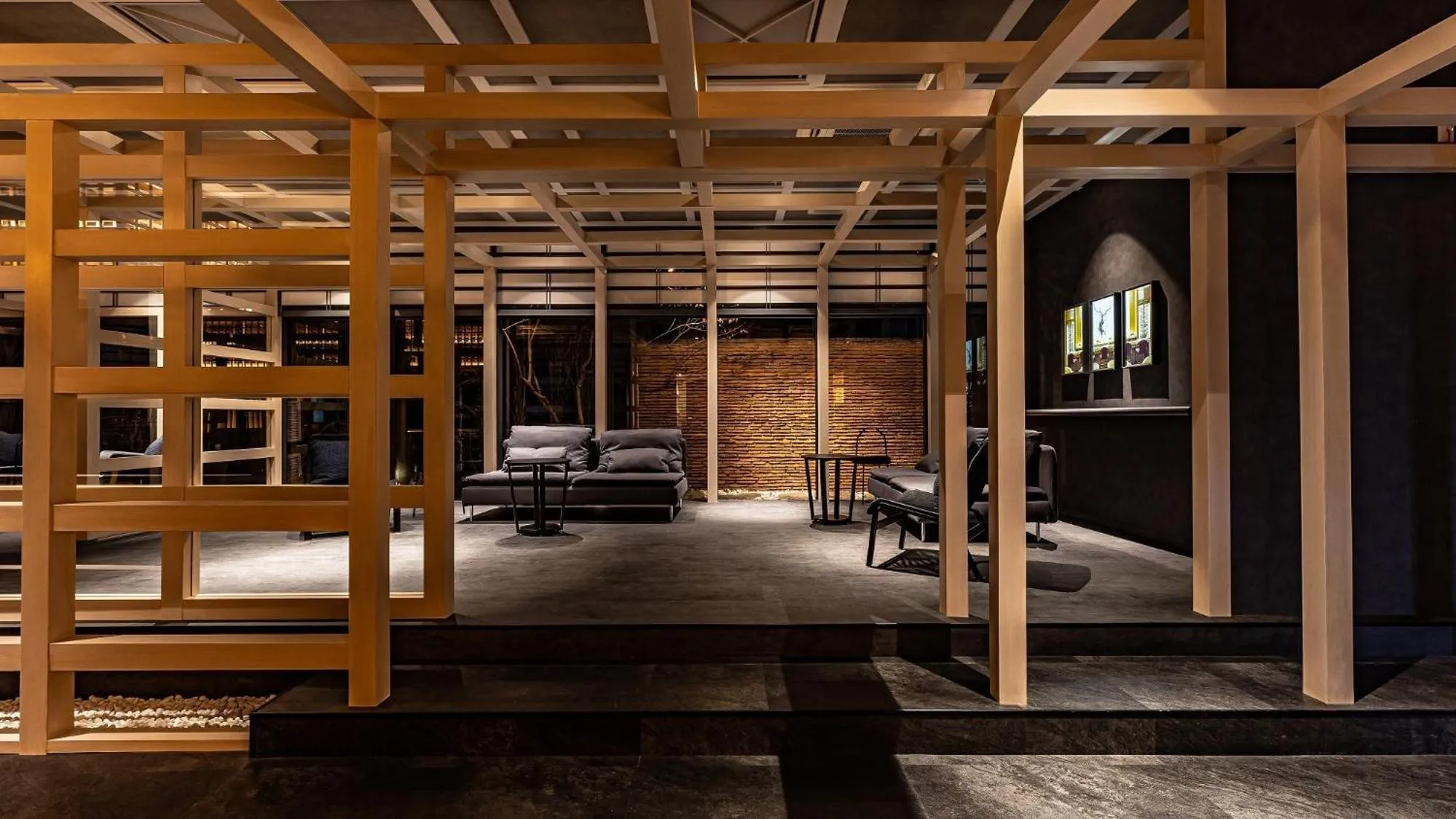 Lobby or reception, Bed in AWA Nishi-Izu