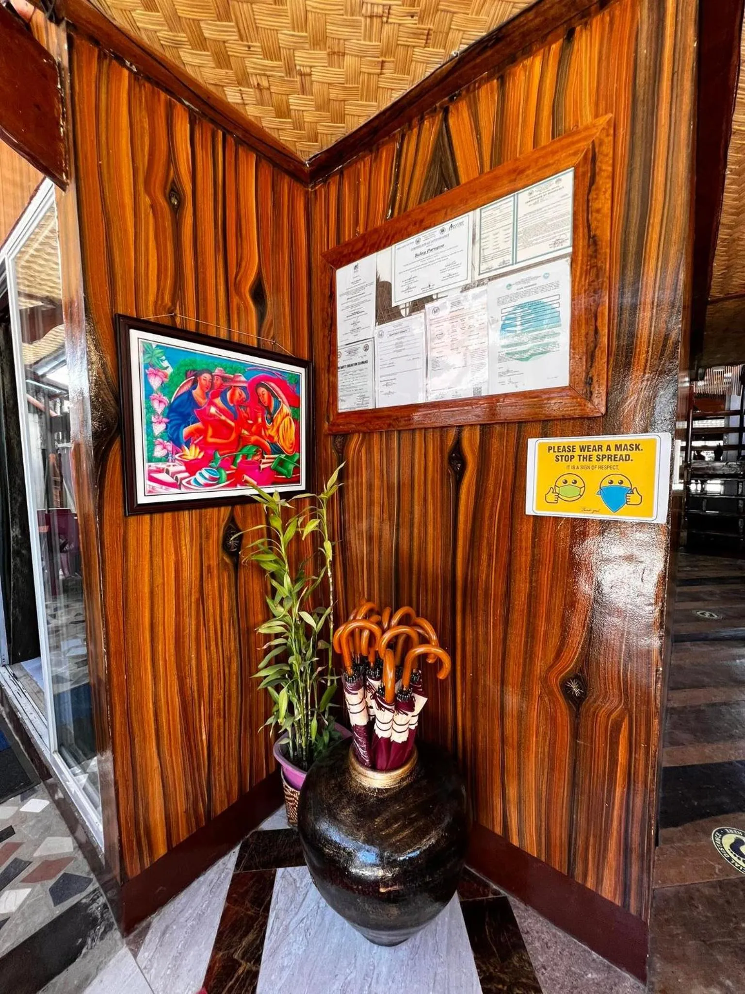 Facade/entrance in Balay Paragua