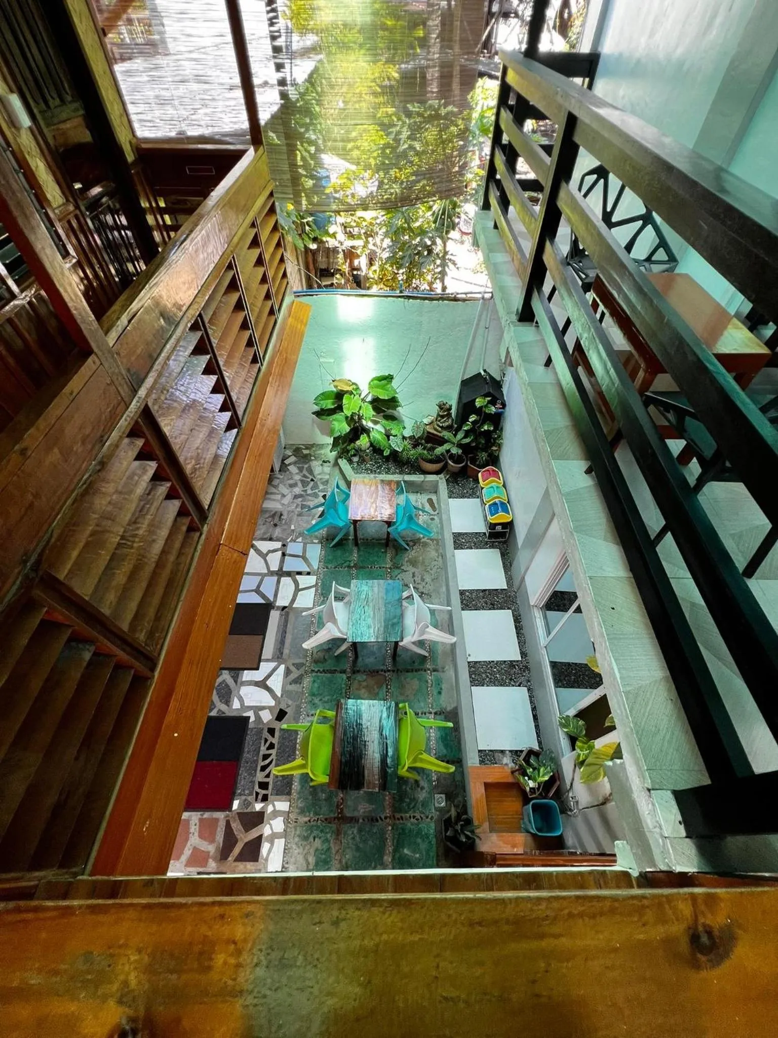 Garden view in Balay Paragua