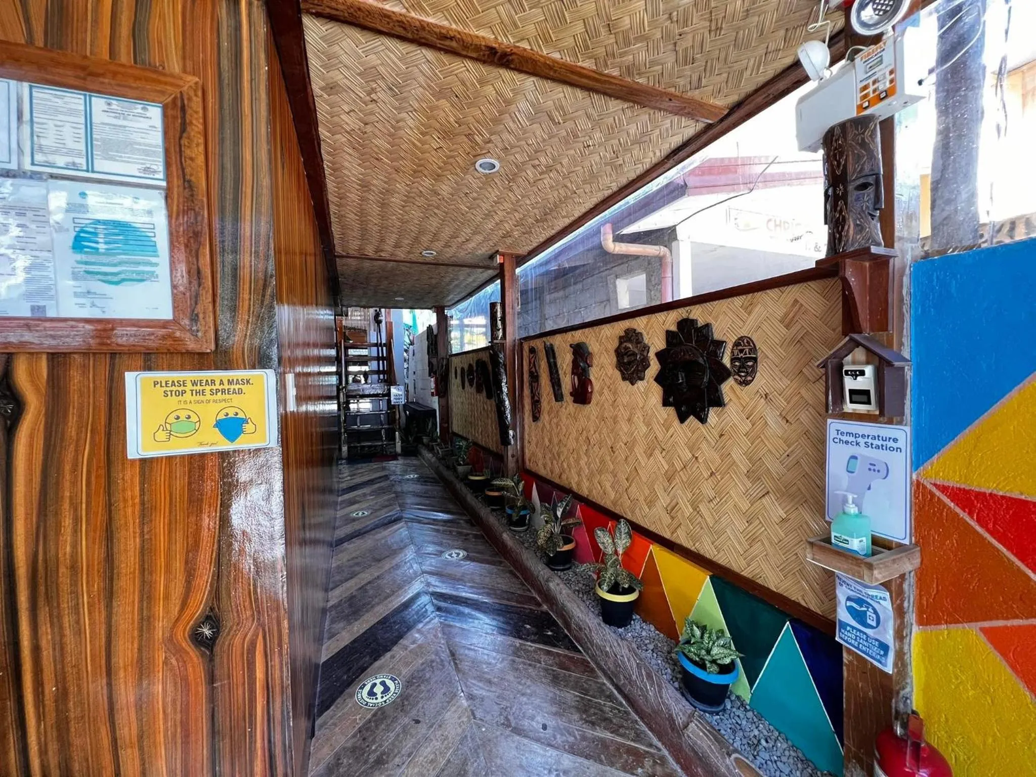 Facade/entrance in Balay Paragua