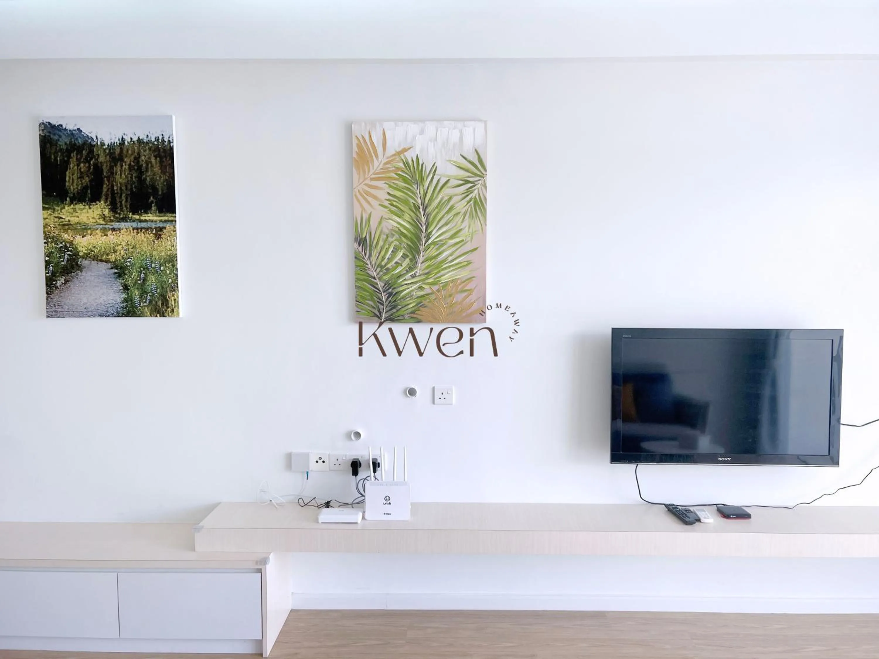 Living room in KWEN Suites-Tanjung Aru InfinityPool Seaview/Airport View