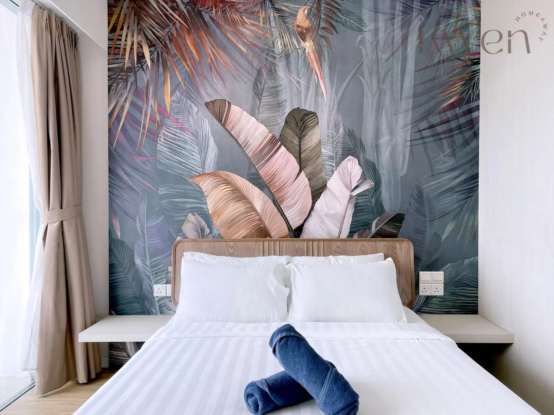 Bedroom, Bed in KWEN Suites-Tanjung Aru InfinityPool Seaview/Airport View