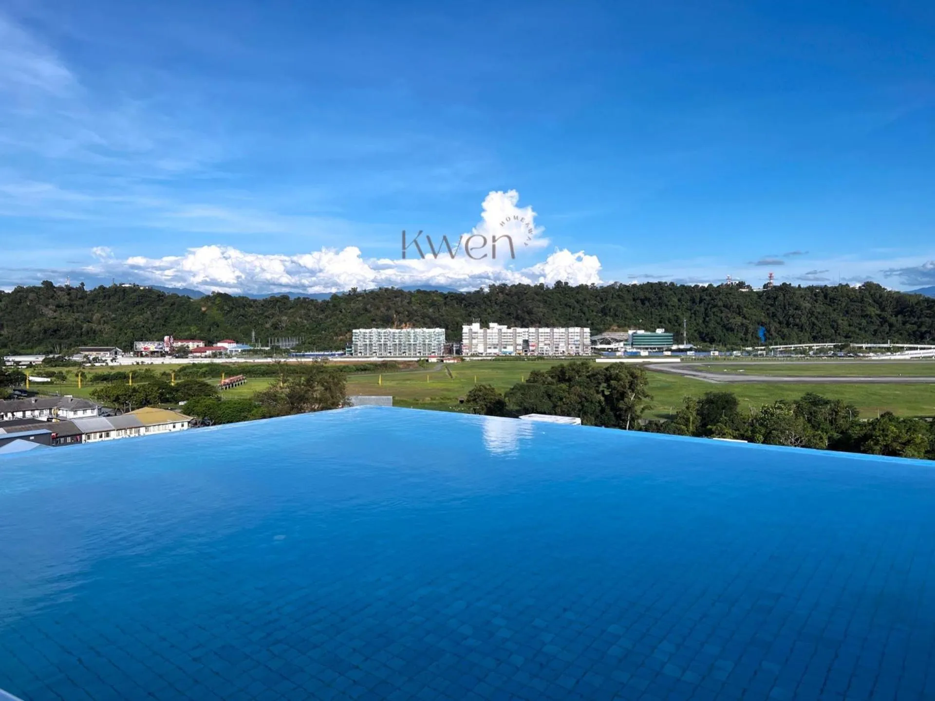 Swimming pool in KWEN Suites-Tanjung Aru InfinityPool Seaview/Airport View