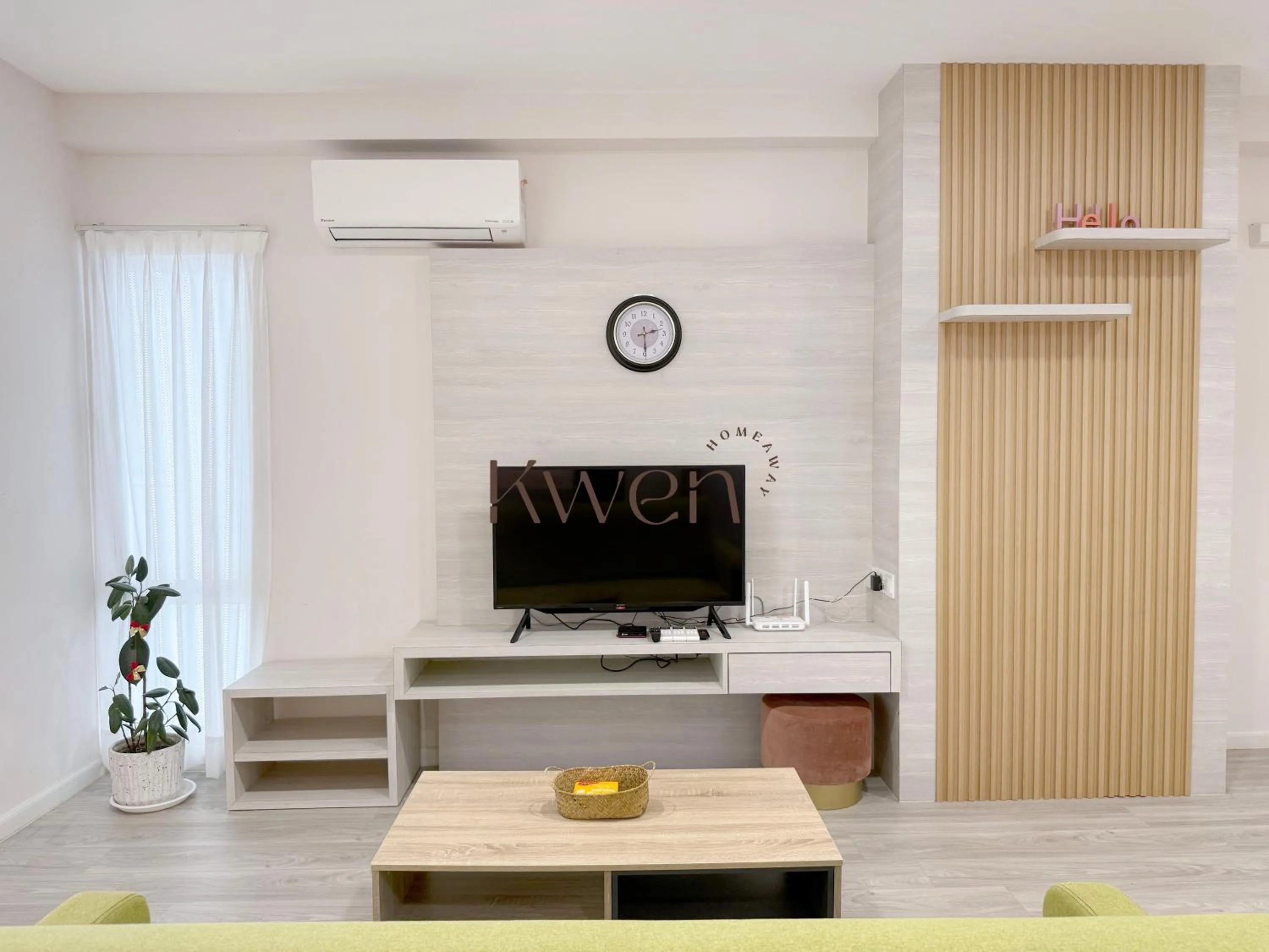 Living room in KWEN Suites-Tanjung Aru InfinityPool Seaview/Airport View