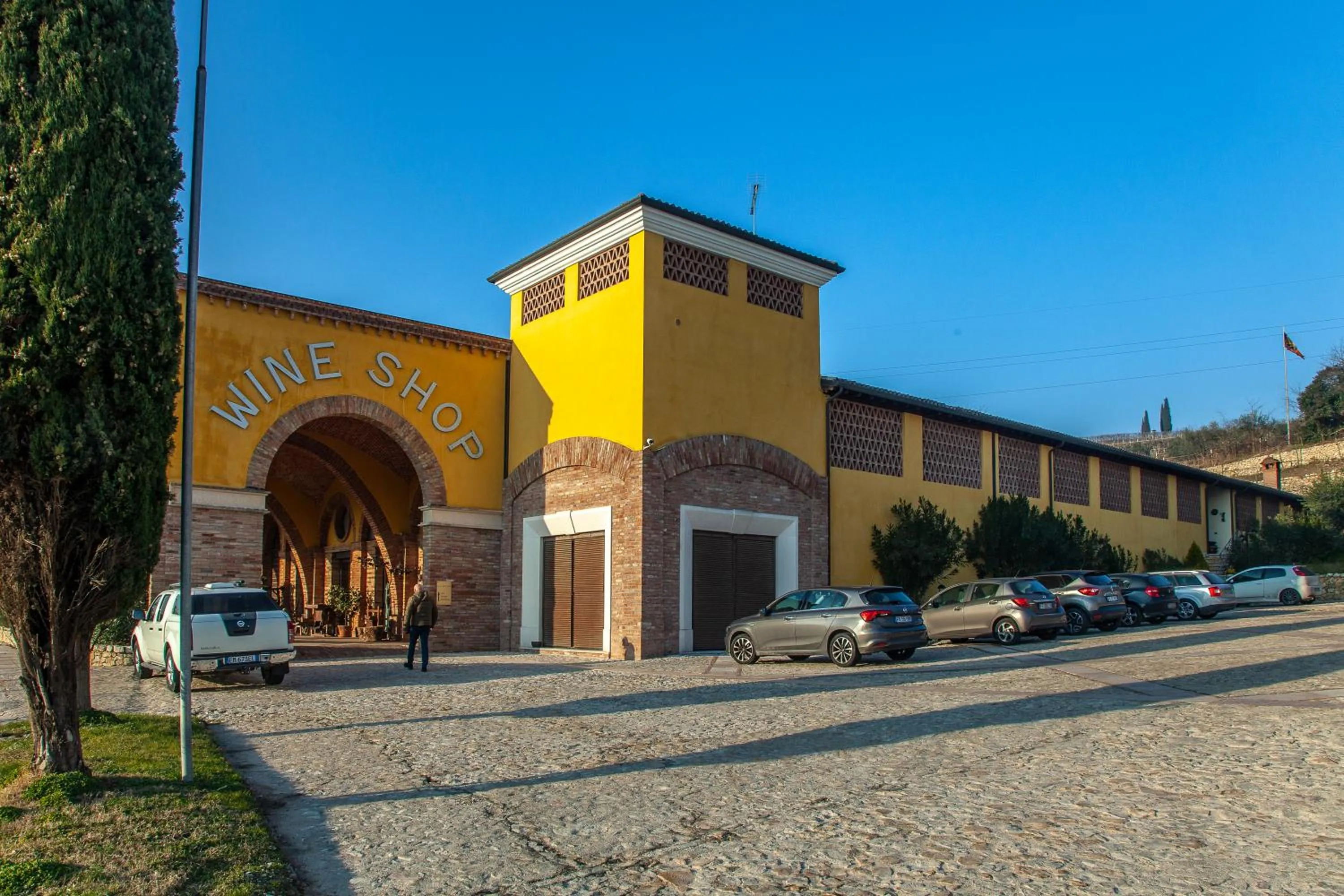 Property building in Monte Tondo Winery
