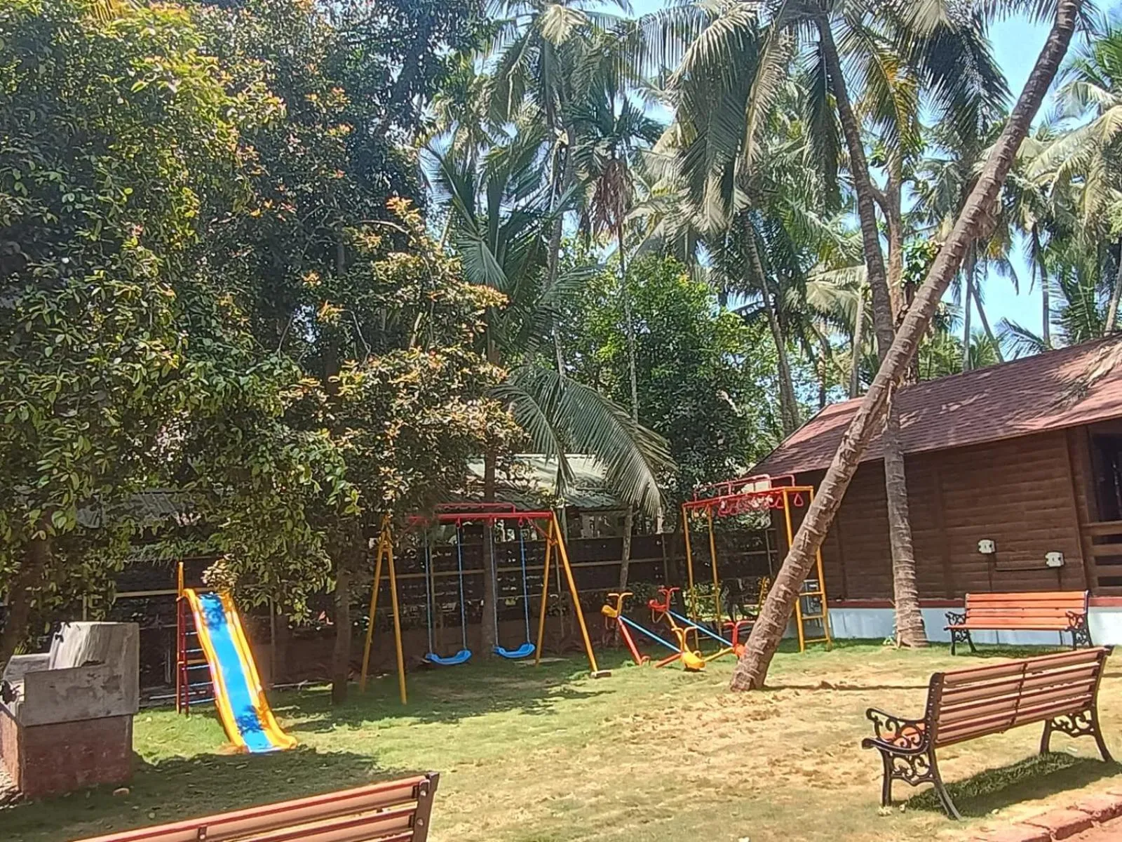 Children play ground in Cocorico Beach Resort