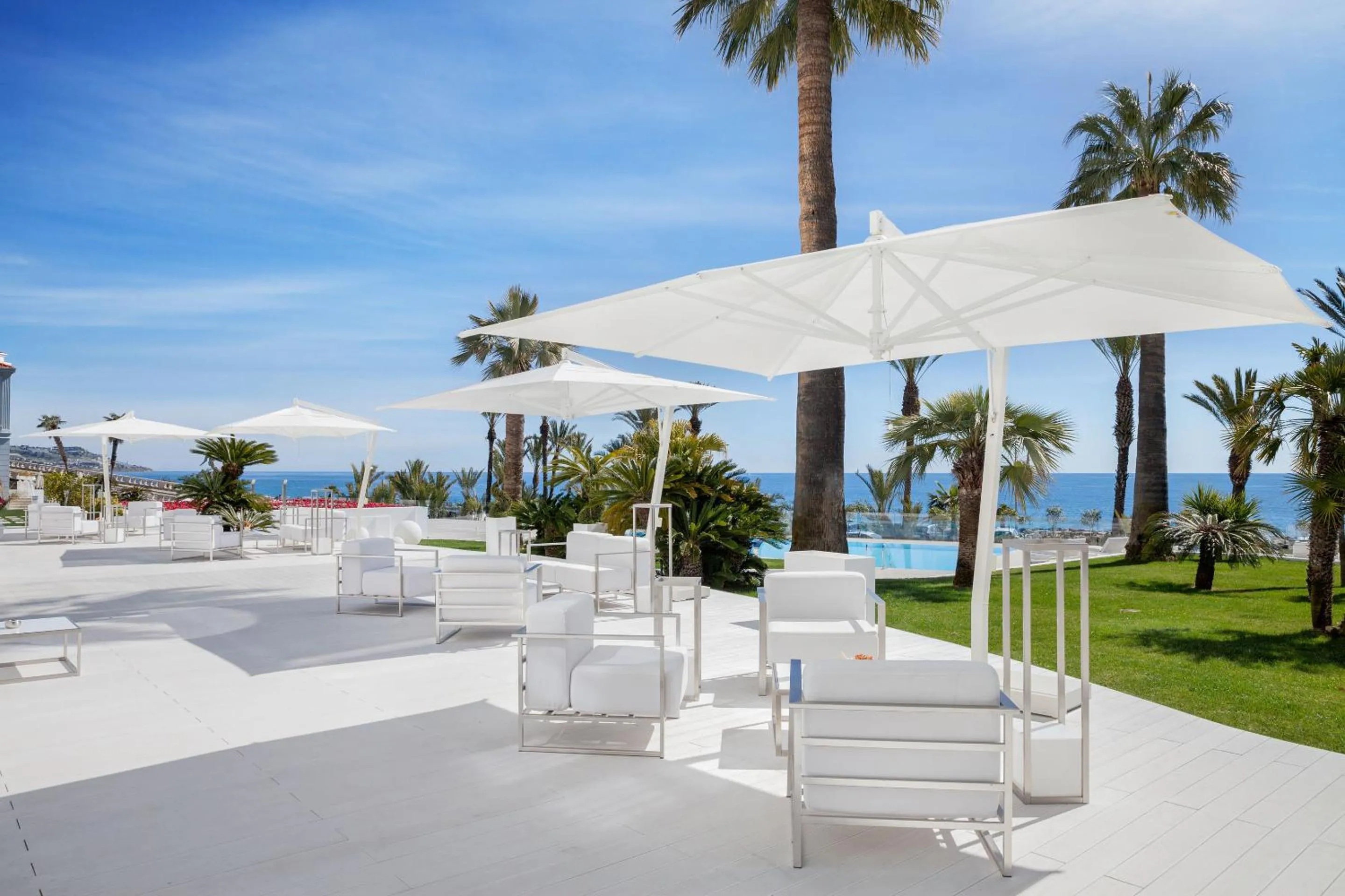 Patio in Miramare The Palace Resort