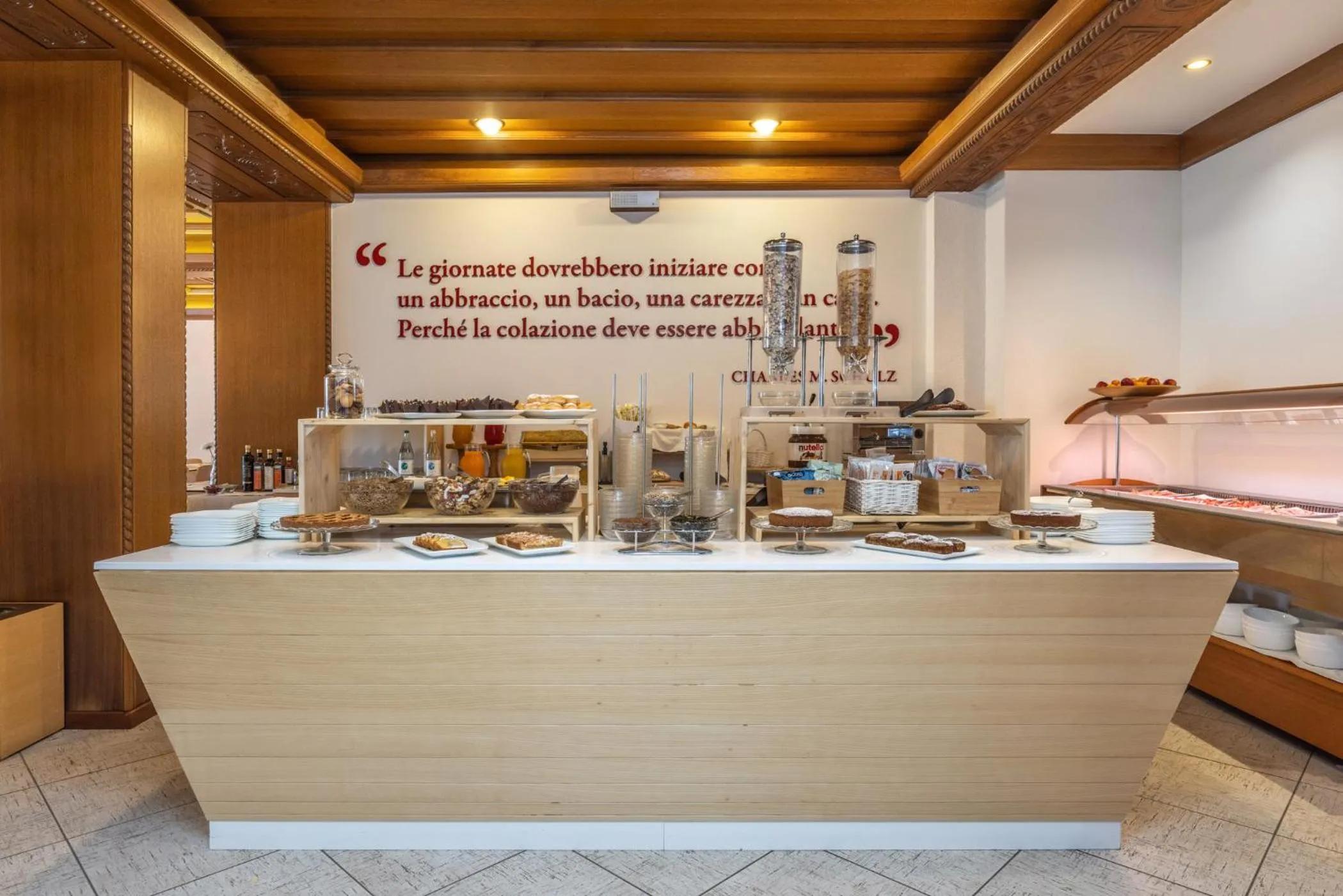 Breakfast in Hotel Al Sorriso Greenpark & Wellness