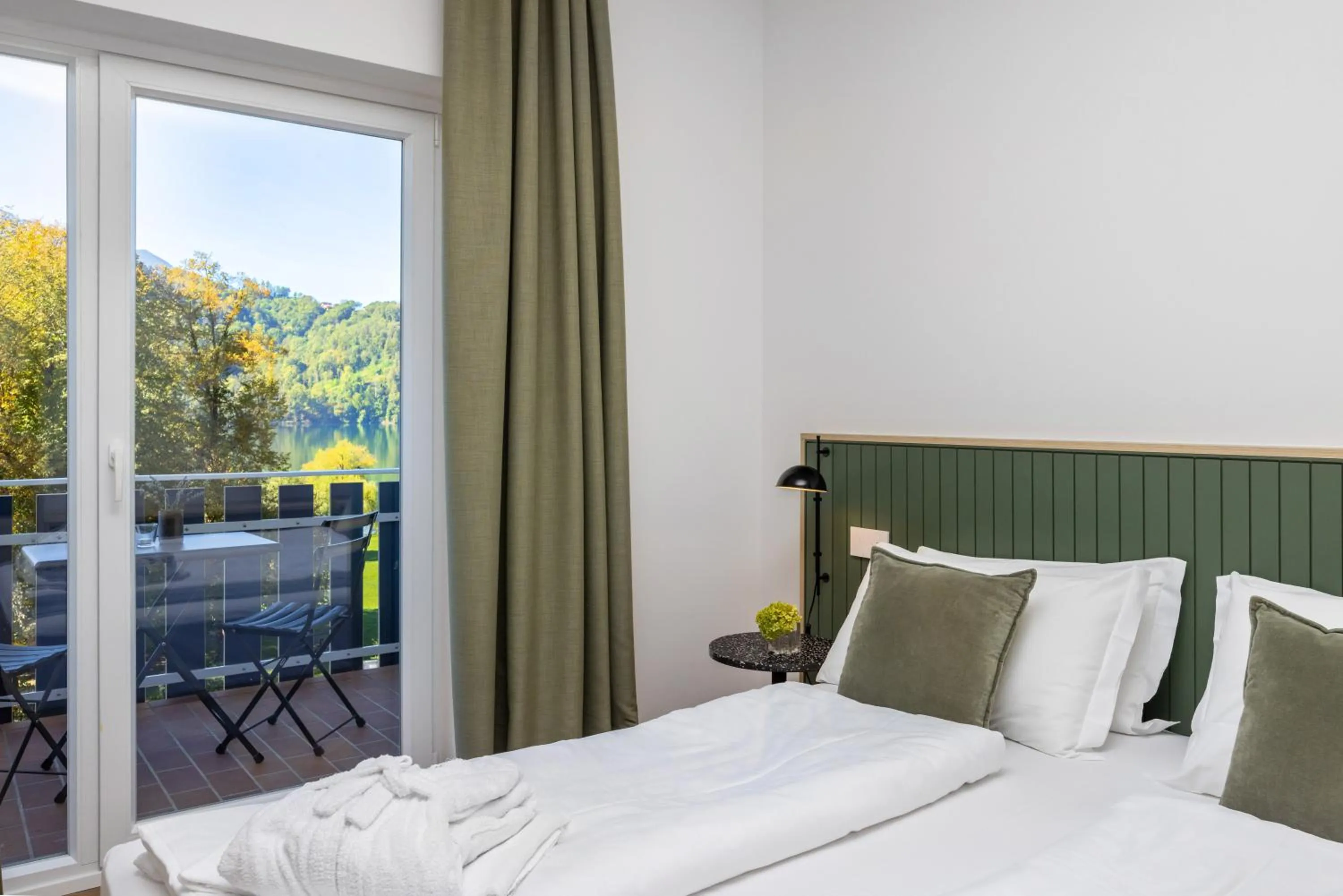 Bedroom, Bed in Hotel Al Sorriso Greenpark & Wellness