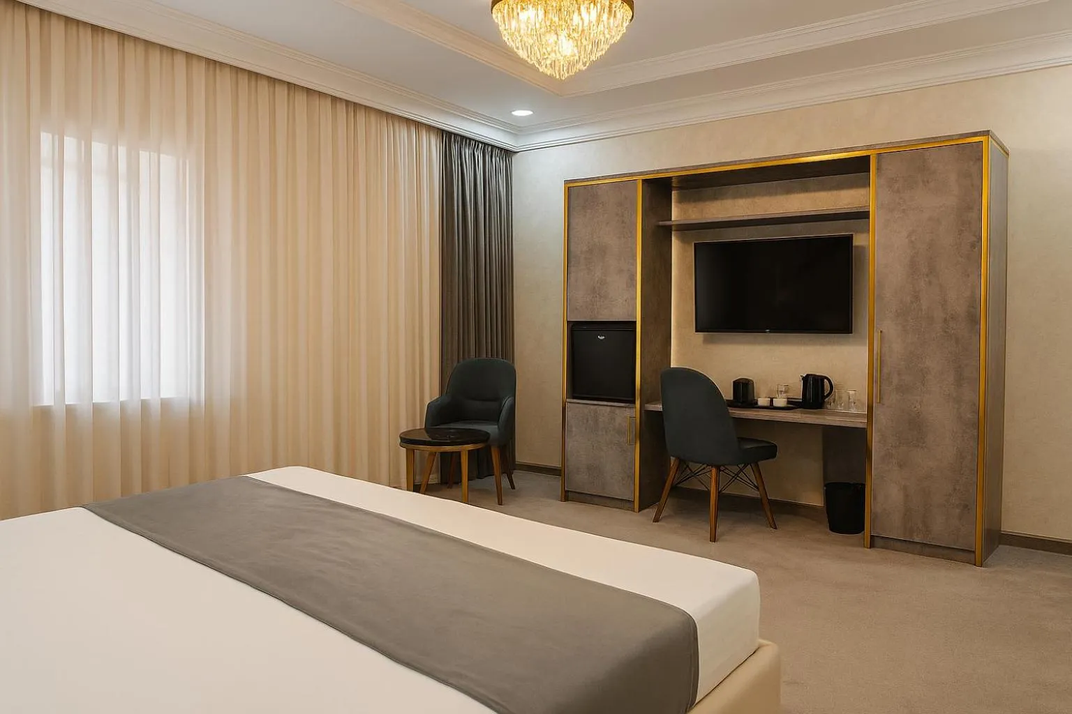 TV and multimedia, Bed in Porto Bello Hotel