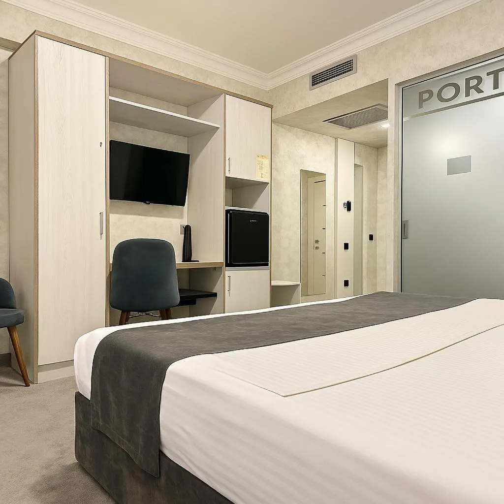 Bed in Porto Bello Hotel