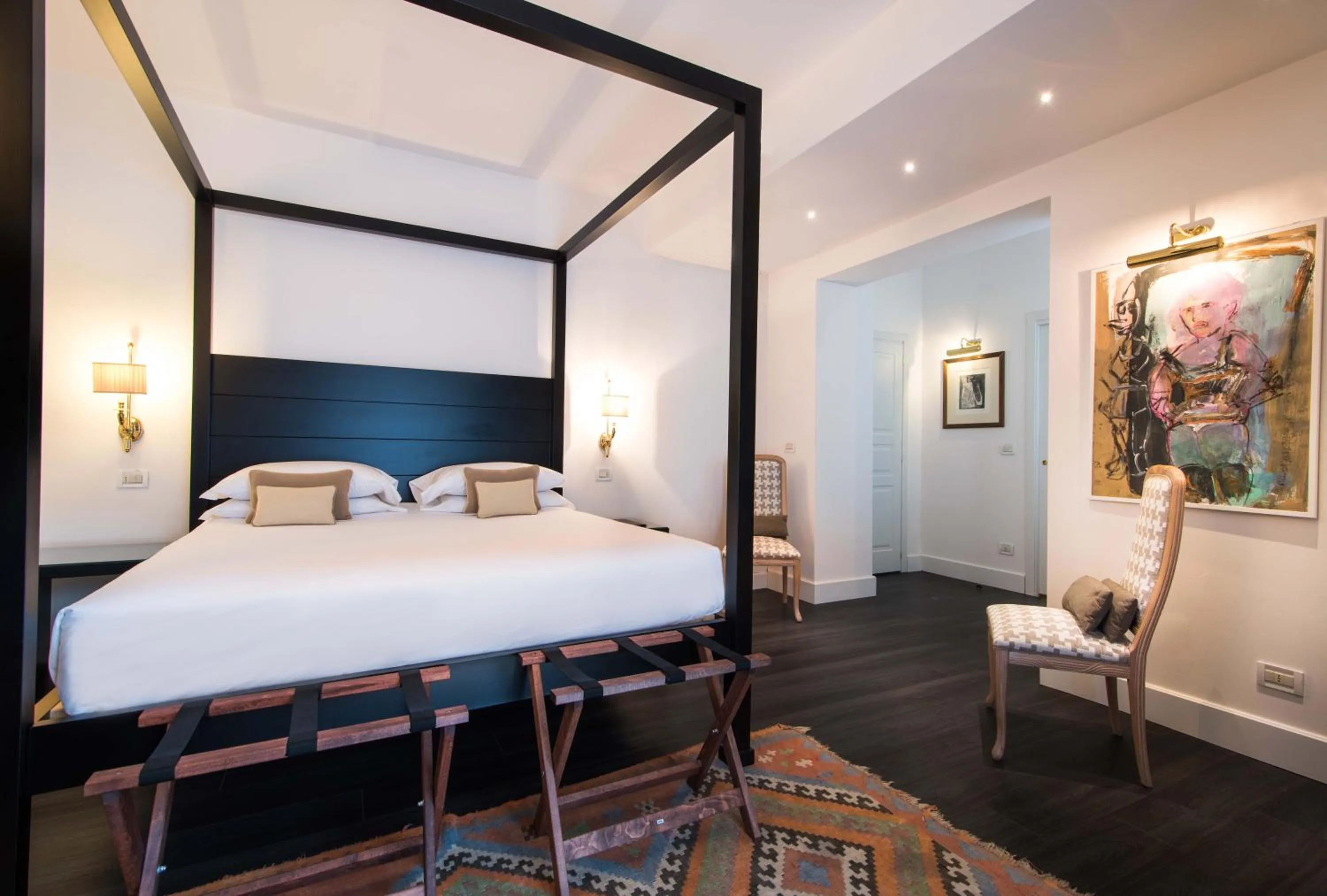 Bed in Hotel Michelangelo & Day SPA