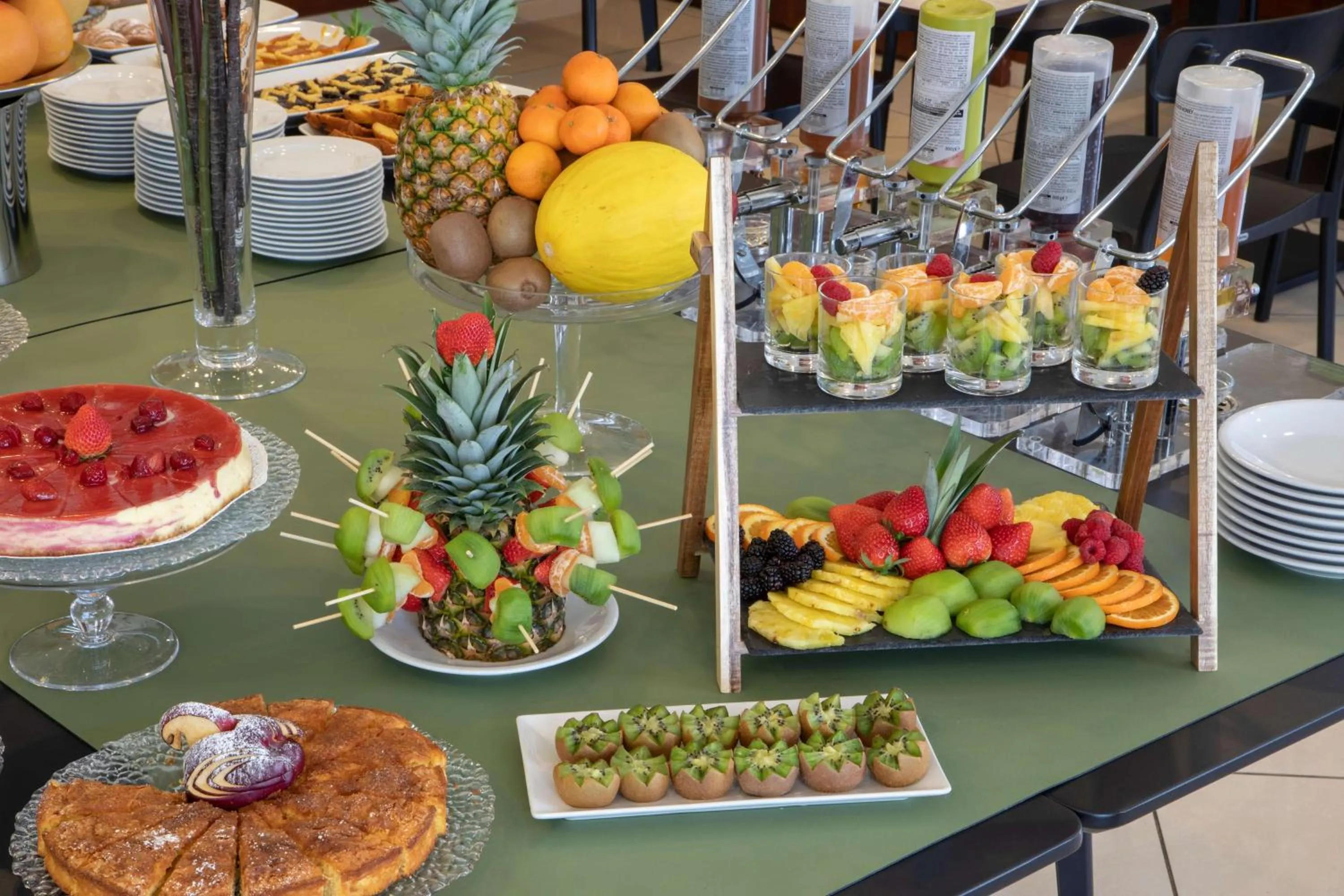 Breakfast in Best Western Hotel Viterbo