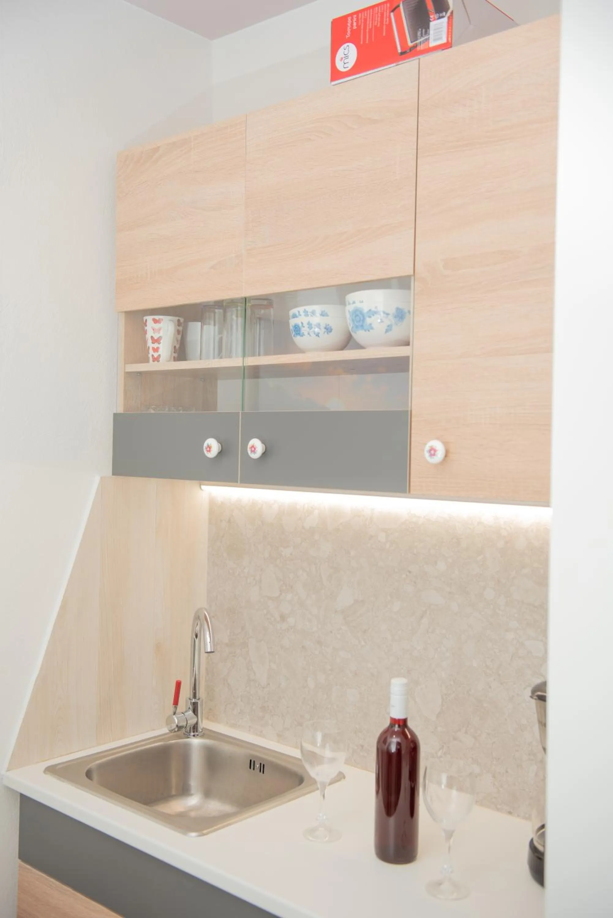 kitchen in Tsaner Apartment and Rooms