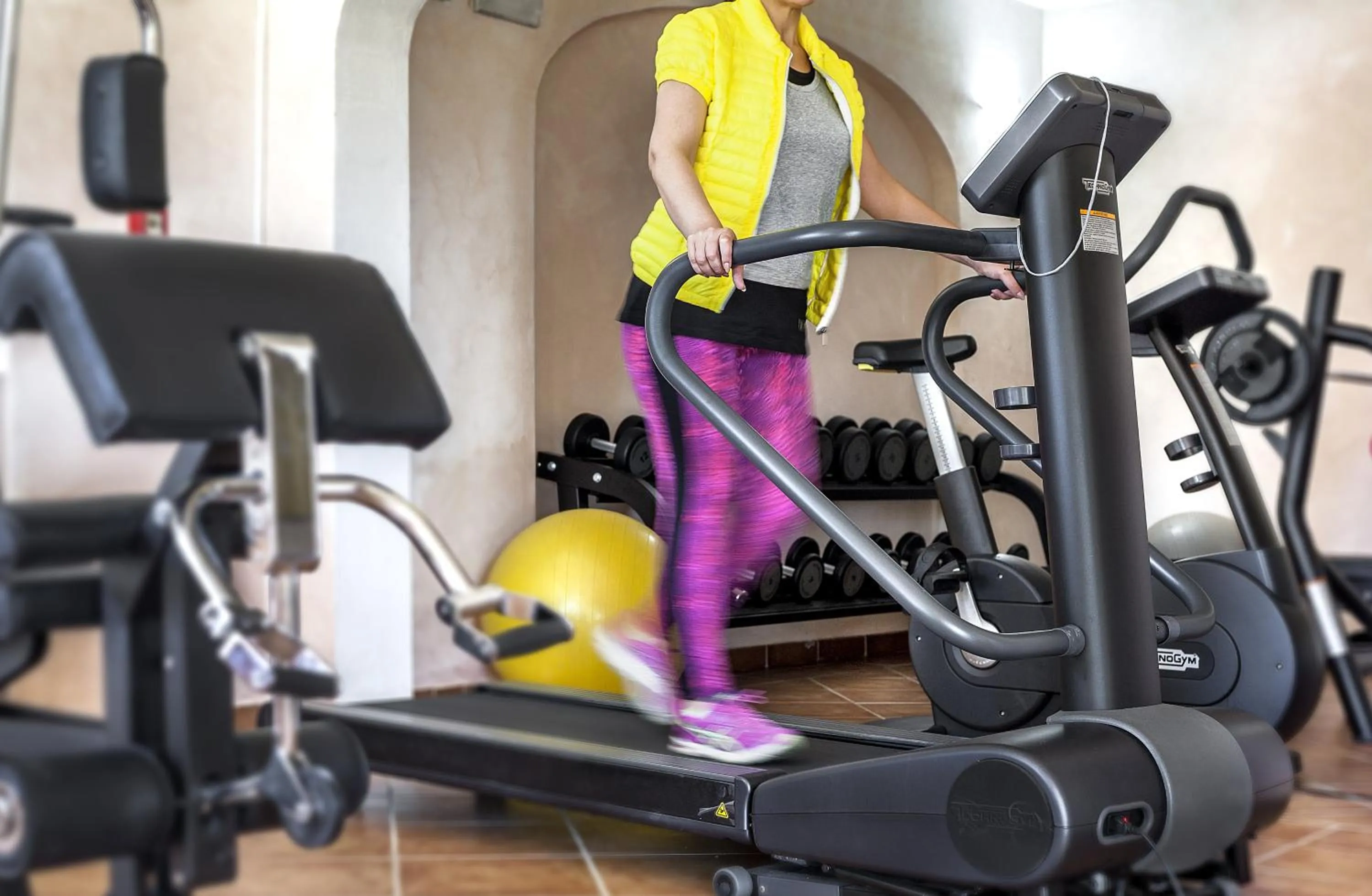 Fitness centre/facilities in Colonna Hotel Du Golf