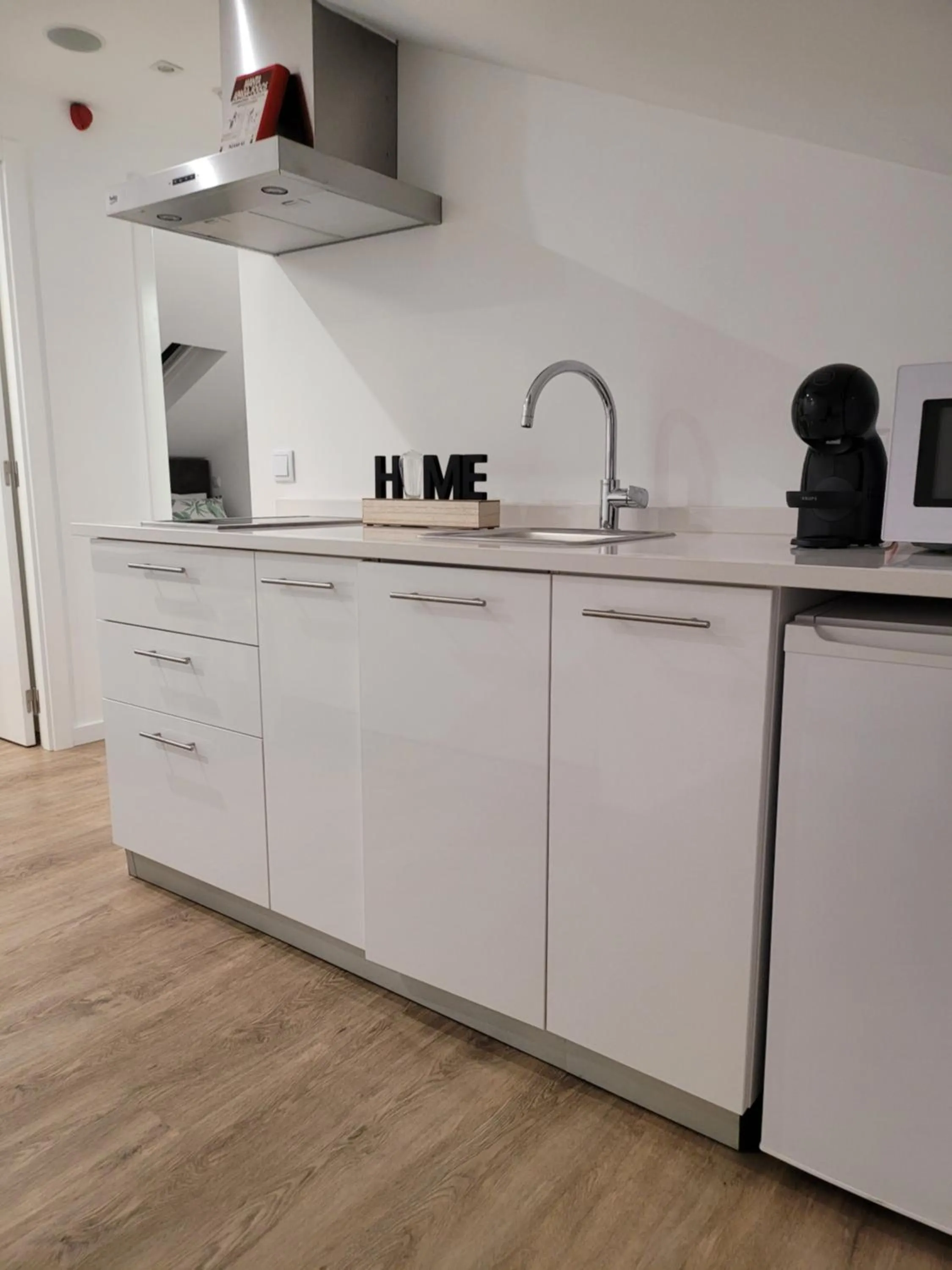 Kitchen or kitchenette in Alojamento Local Vitoria