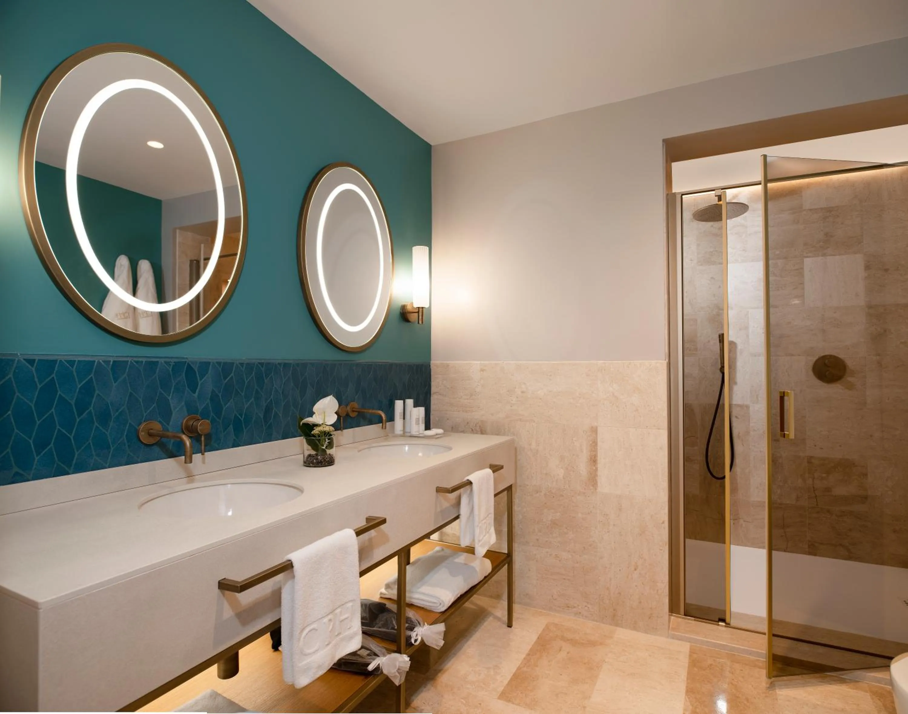 Bathroom in CPH | Pevero Hotel