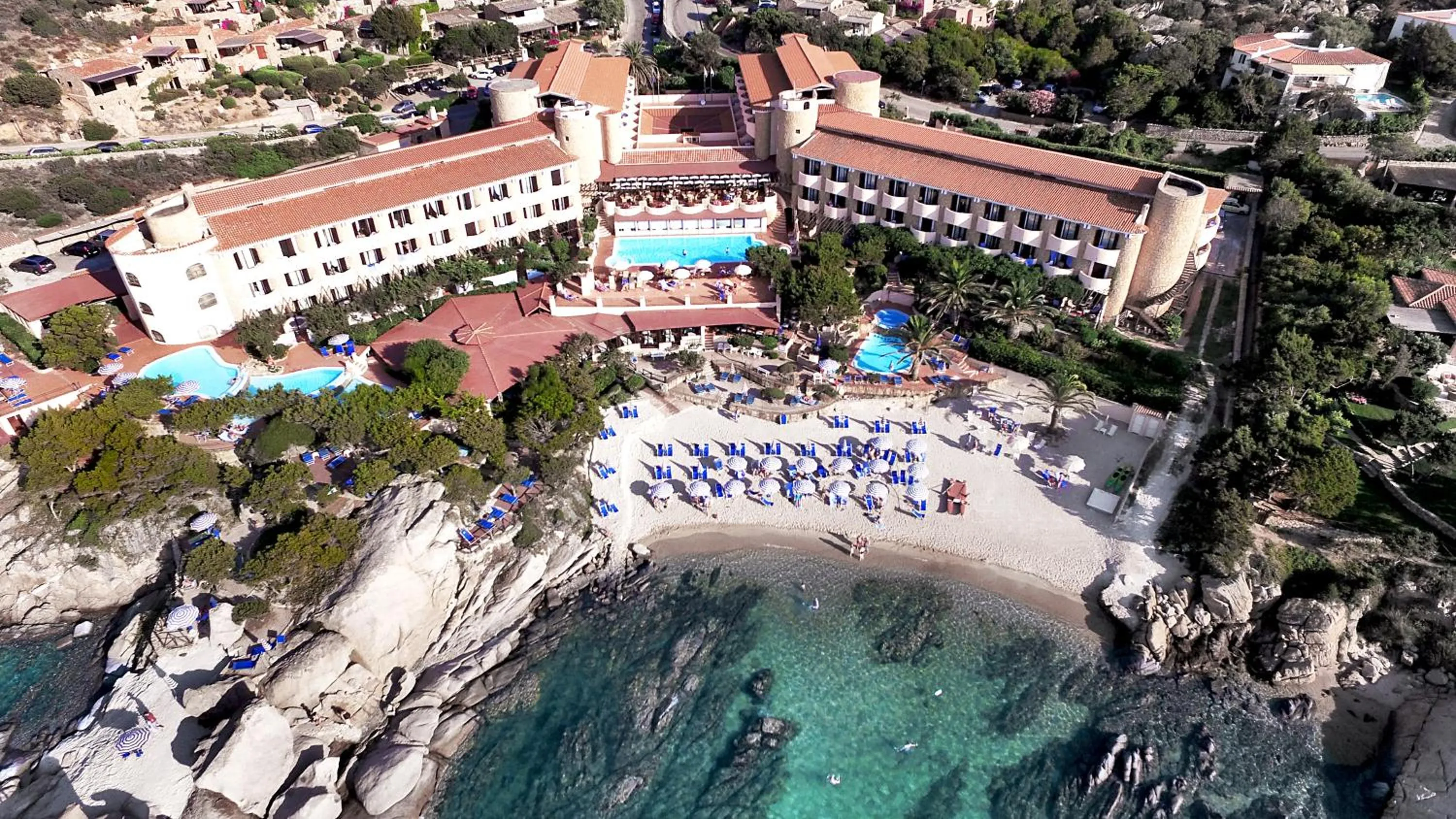 Landmark view in Grand Hotel Smeraldo Beach