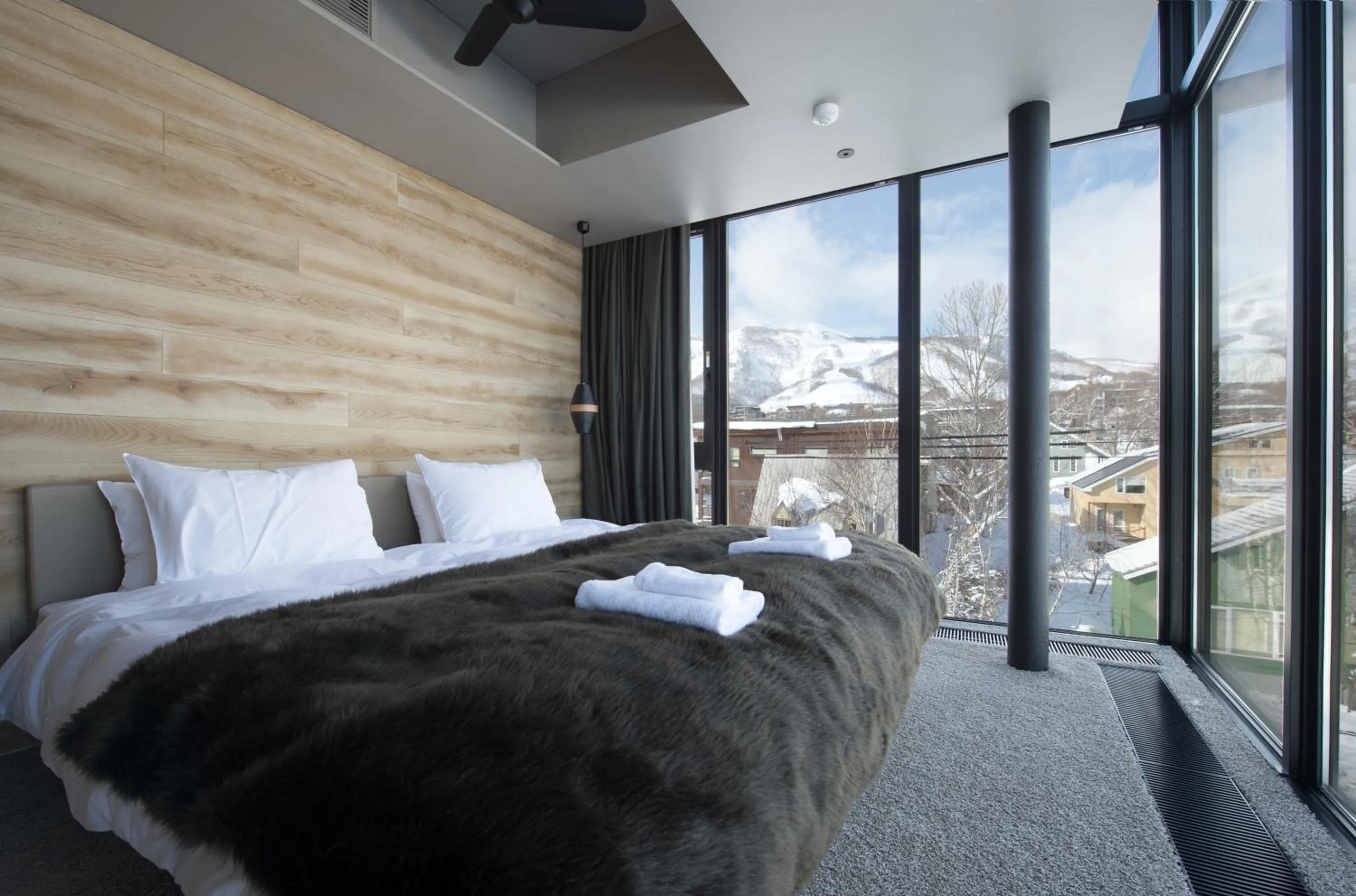 Bedroom, Bed in Aspect Luxury Apartments by H2 Life