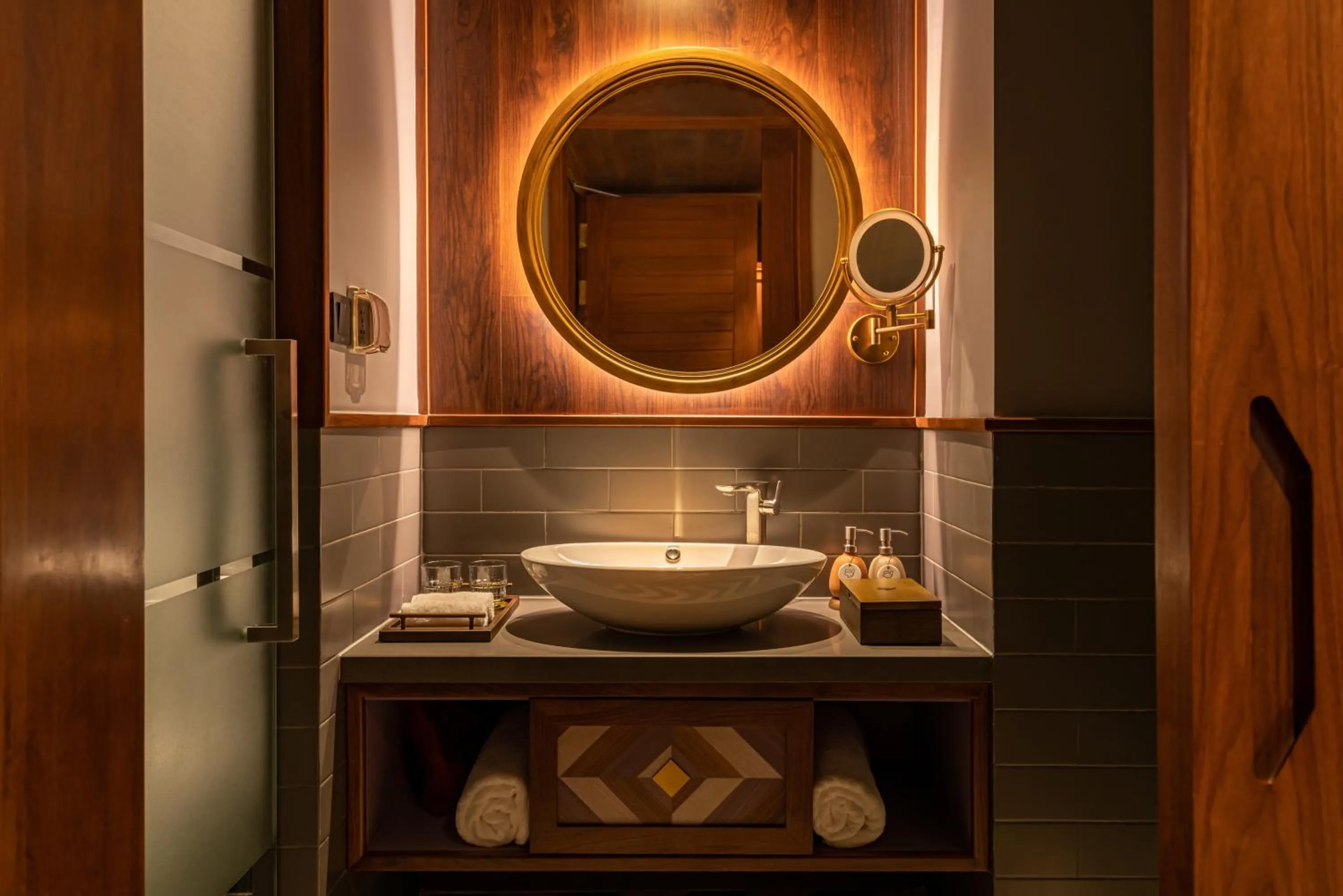 Bathroom in Fusion Original Saigon Centre