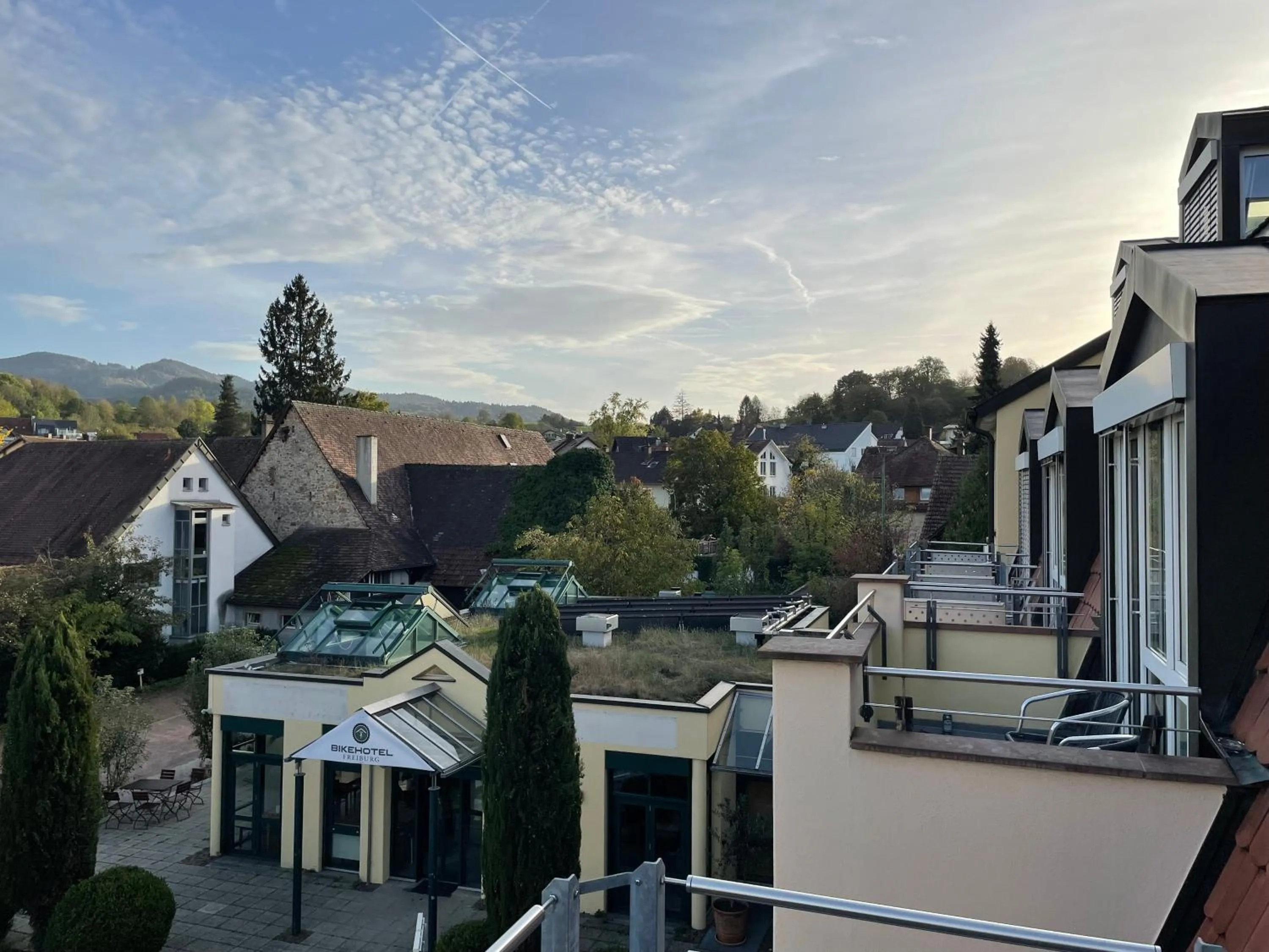 View (from property/room) in Bike- und Ferienhotel Freiburg